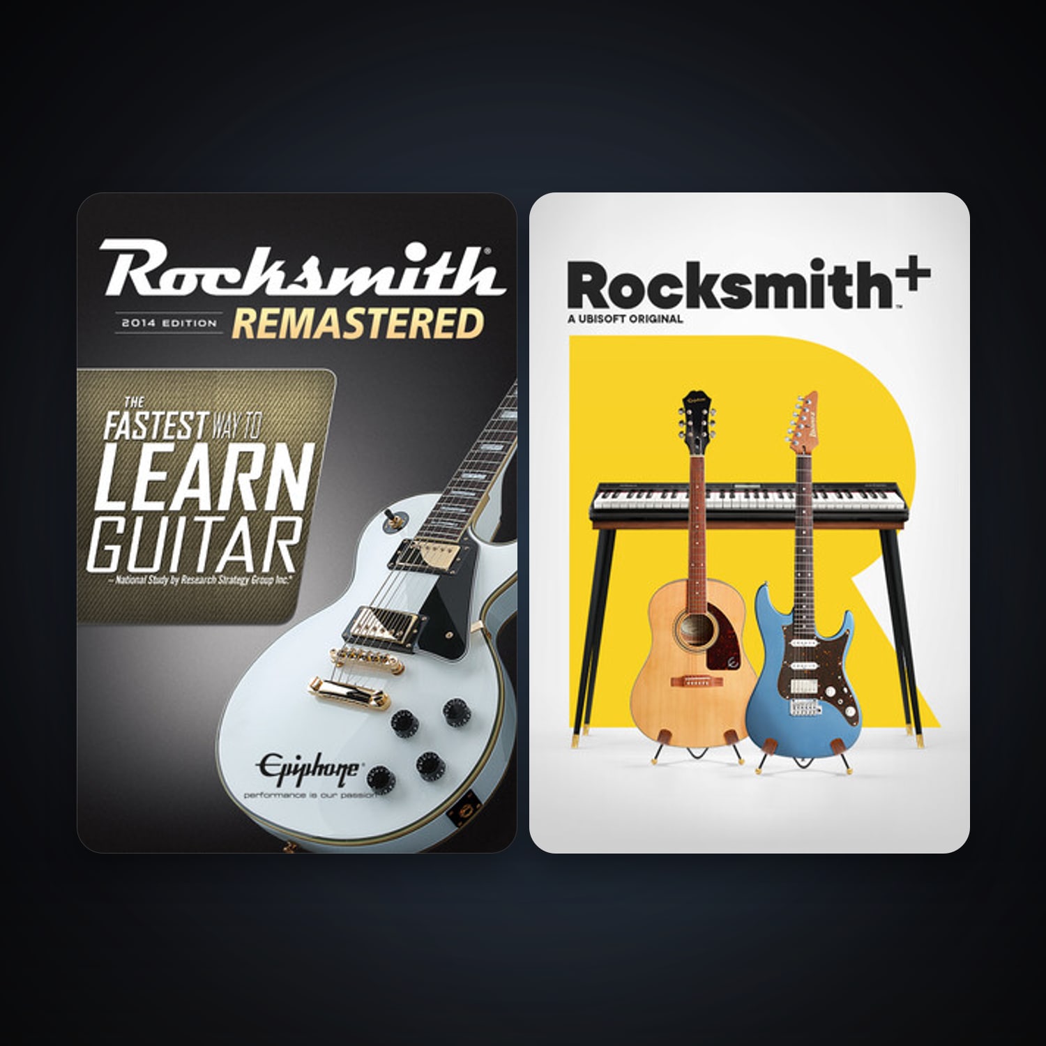 Rocksmith 2014 Edition - Remastered + Rocksmith+, 2 games, clean — HabibiAccounts