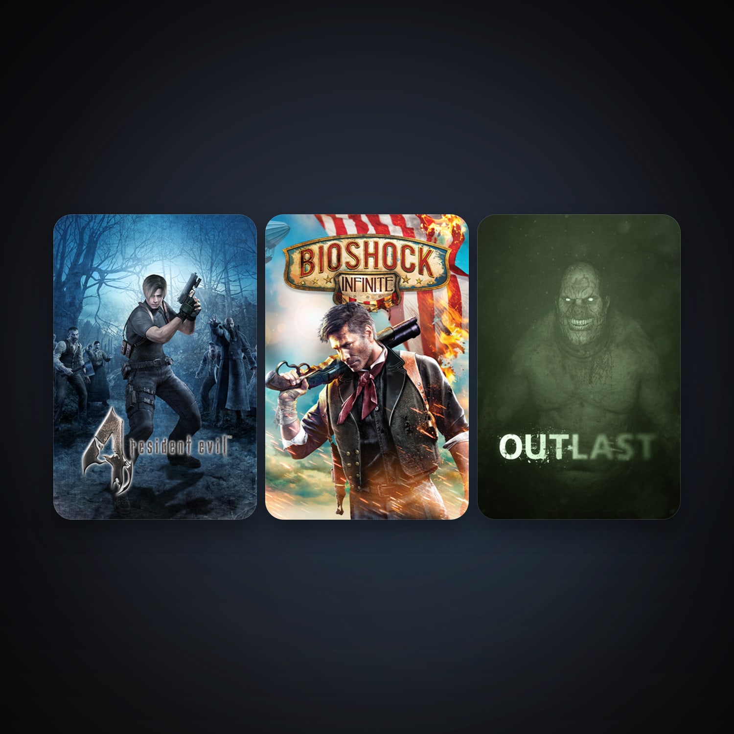 BioShock Infinite + Outlast, 3 games, clean — HabibiAccounts