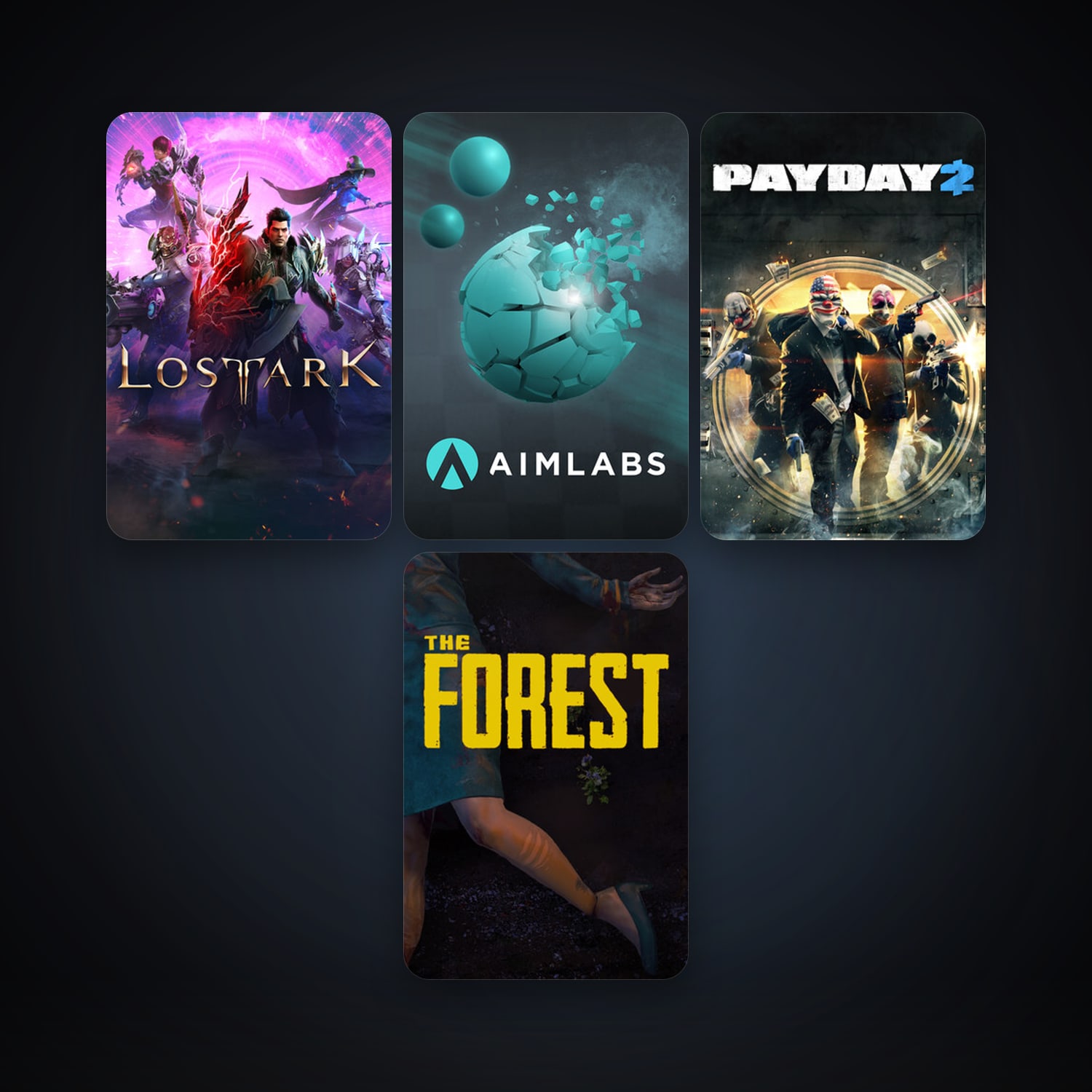 PAYDAY 2 + The Forest, 6 games, clean — HabibiAccounts