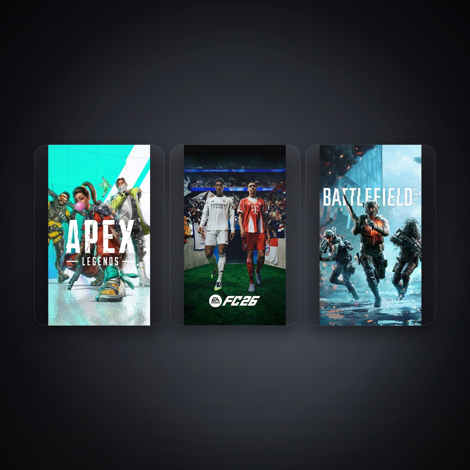 EA Apex Legends + Battlefield 3 — FR — 11 games — HabibiAccounts