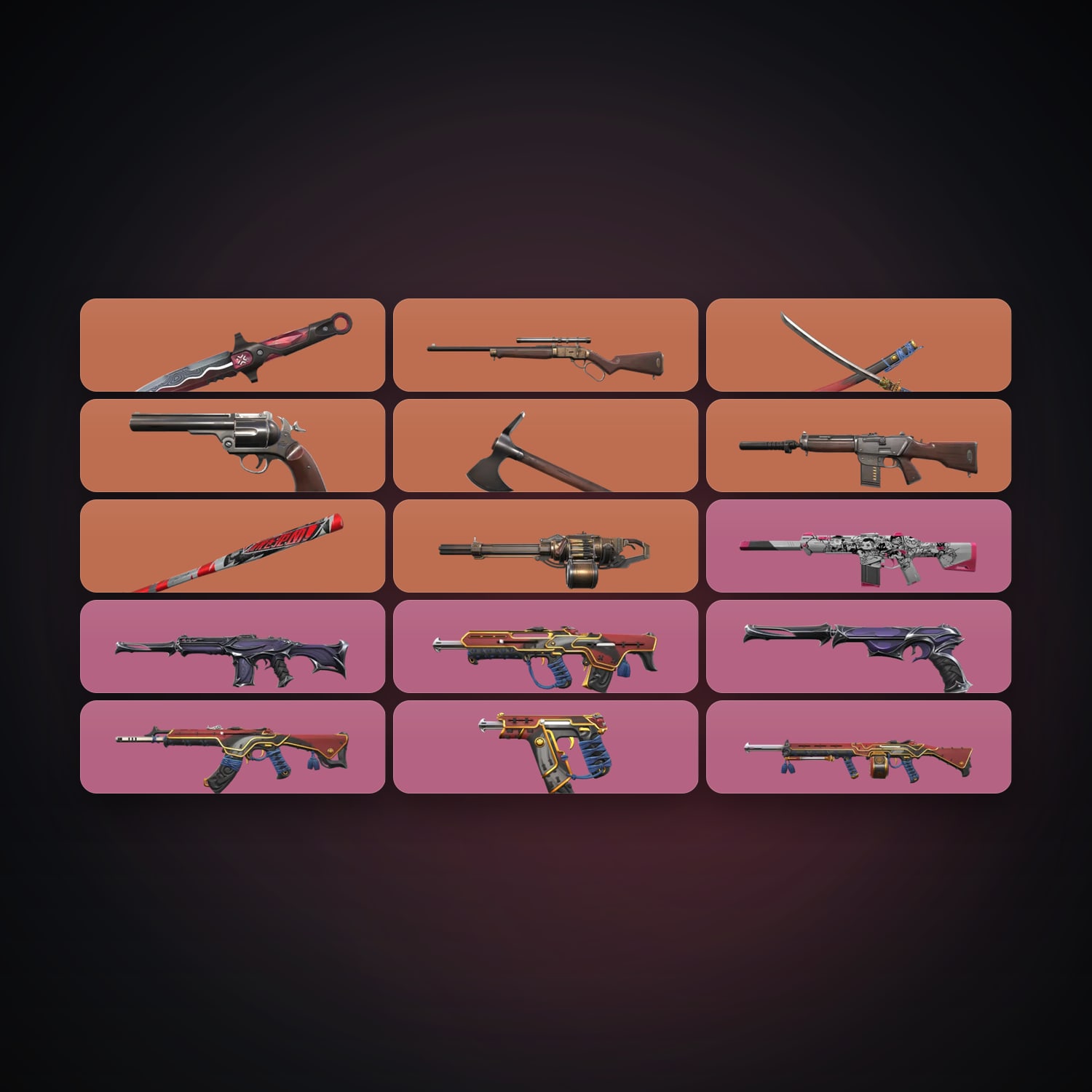 EU locker — 4 knives, 15 skins, lvl 28 — HabibiAccounts