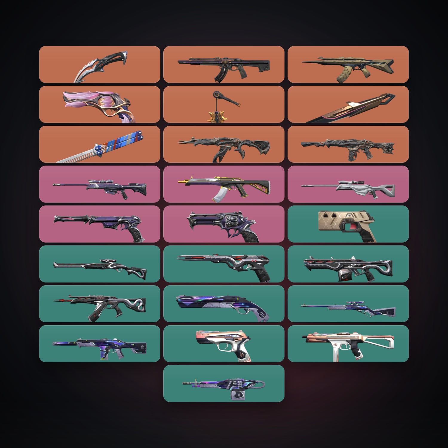 EU Gold 1 locker — 4 knives, 26 skins, lvl 105 — HabibiAccounts