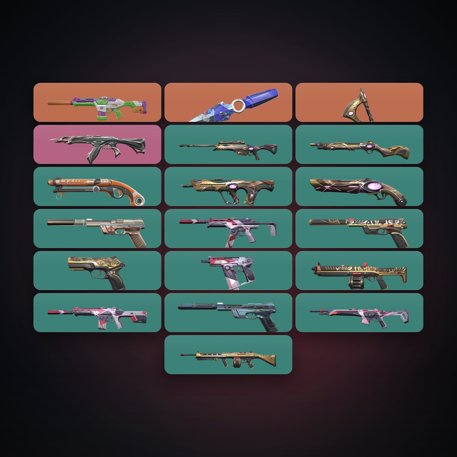 AP Silver 3 locker — 2 knives, 19 skins, lvl 101 — HabibiAccounts