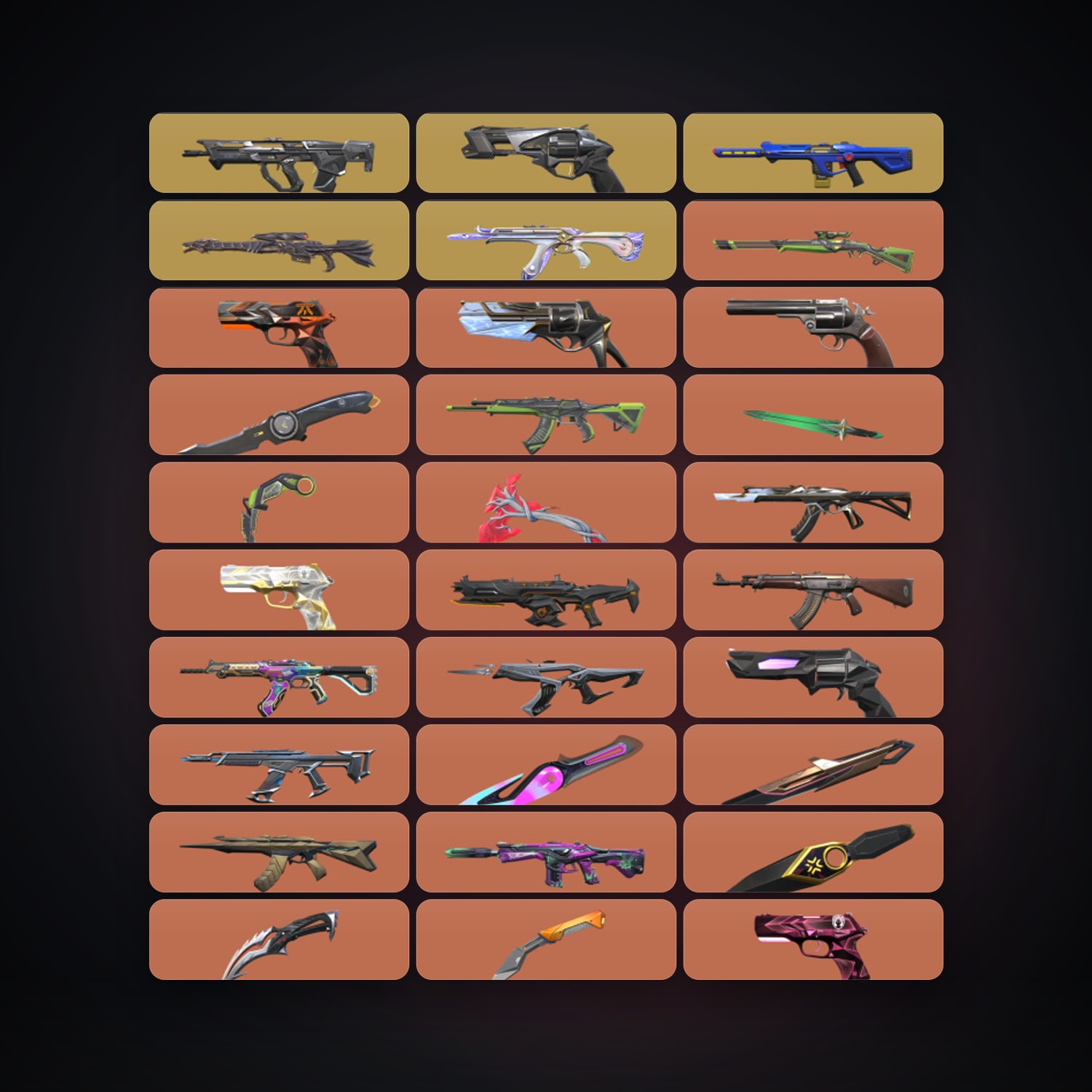 EU Immortal 1 locker — 20 knives, 285 skins, lvl 479 — HabibiAccounts