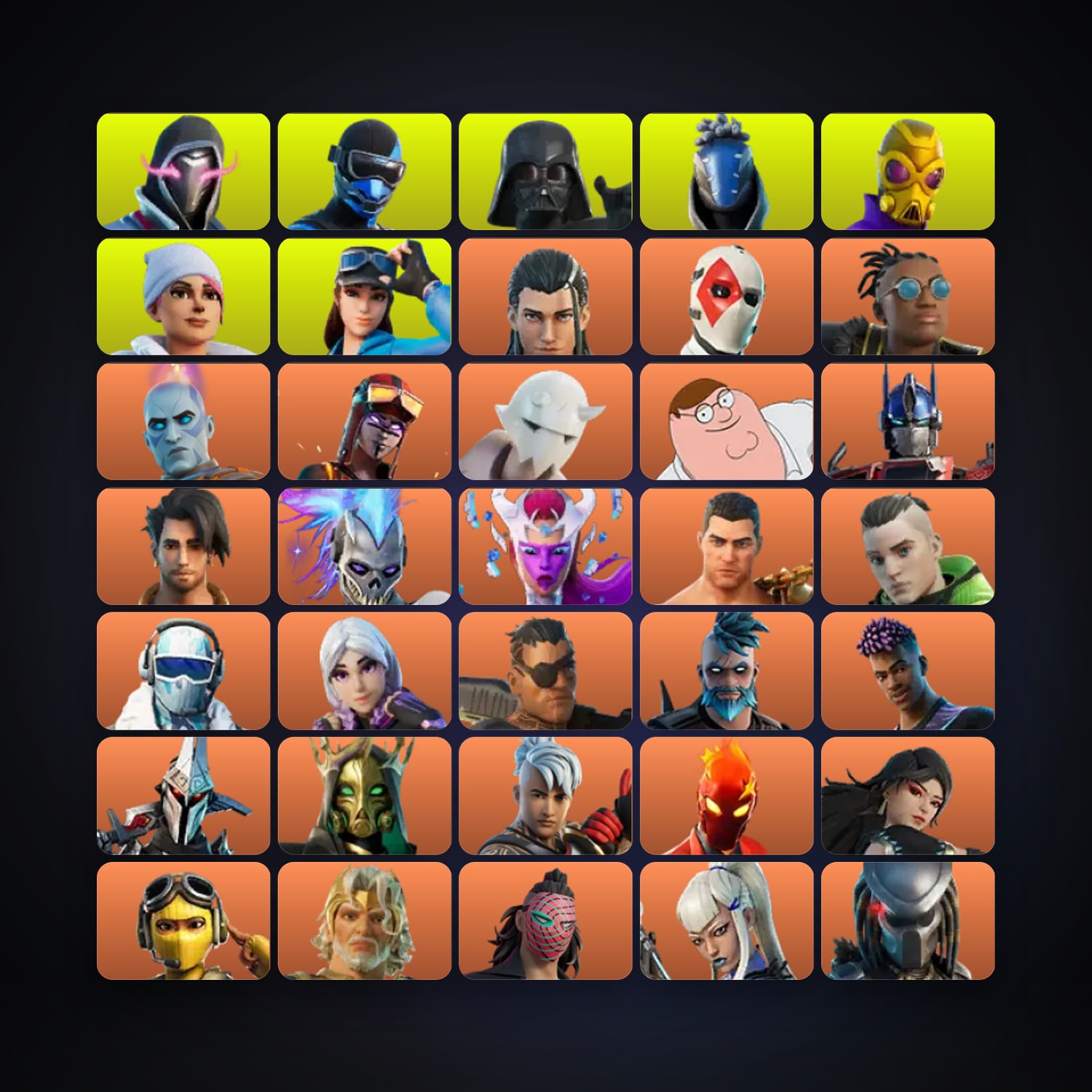 هالحساب فورتنايت The Ageless وWild Card، اللوكر مليان 382 سكن، 3.6K فيبوكس، لفل 3273، 219 فوز — HabibiAccounts