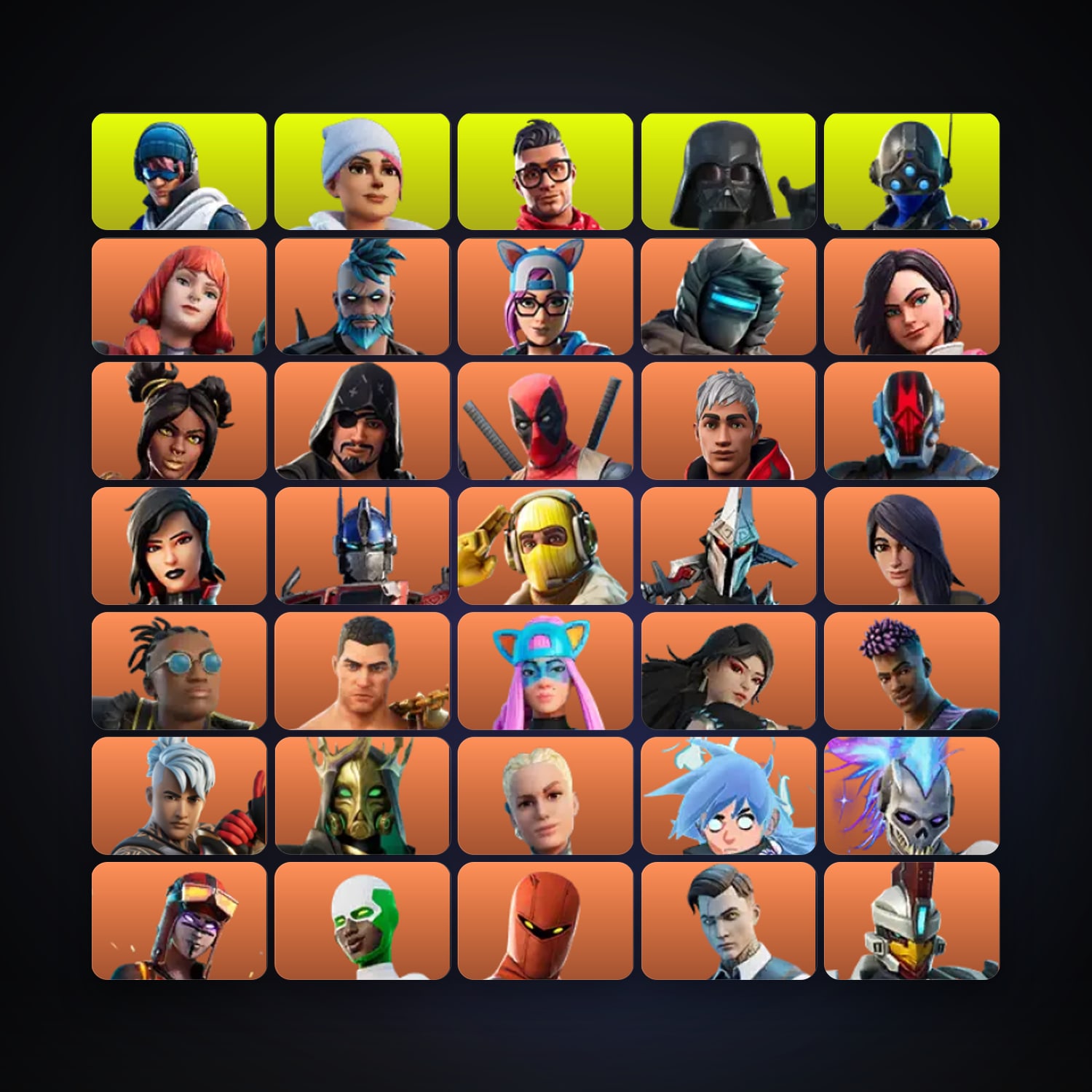The Imagined — Omegarok — 327 skins — 1.3K V-Bucks — lvl 4347 — HabibiAccounts