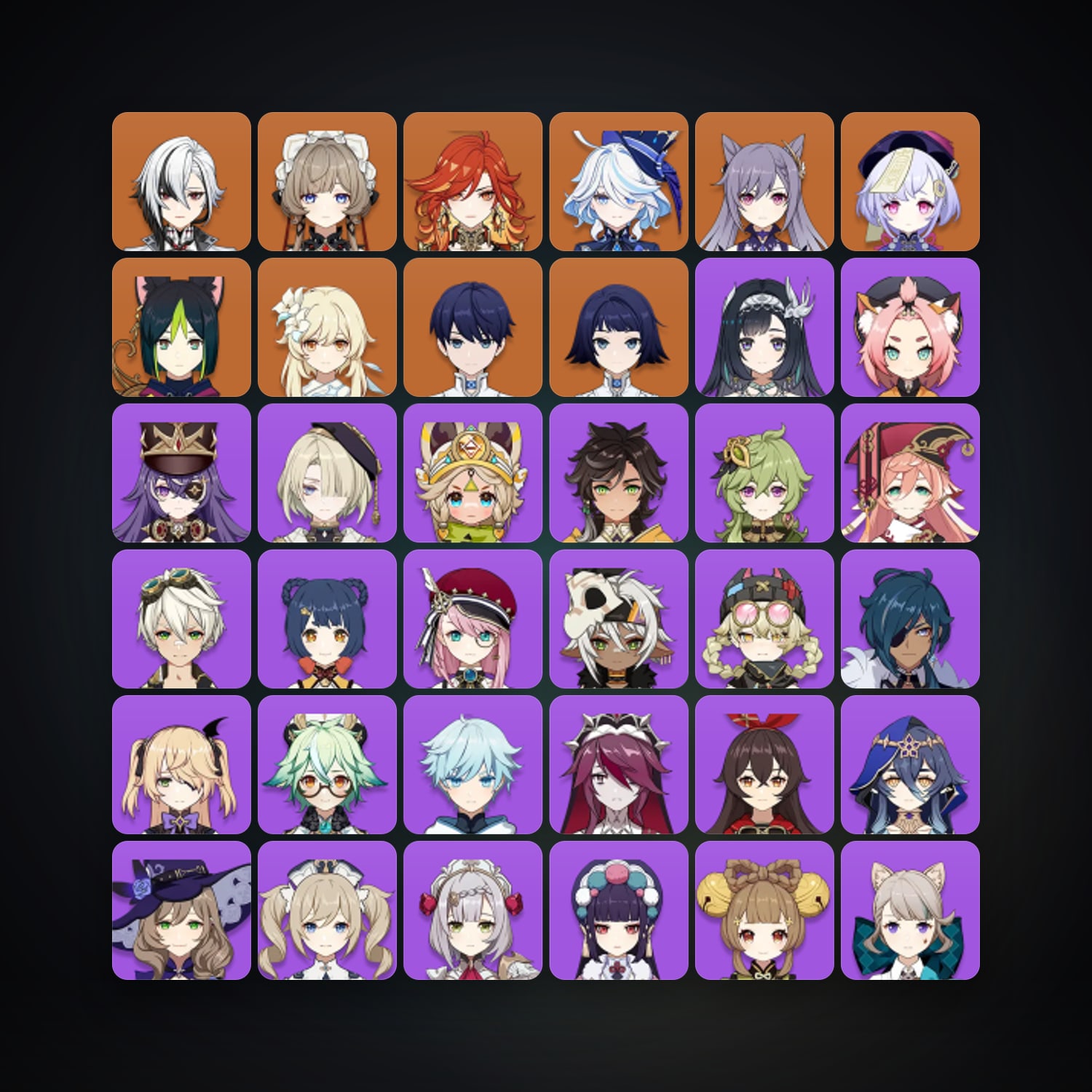 Genshin Impact | AR 55 | 44 Chars | 7× 5★ — Genshin / miHoYo Account — HabibiAccounts