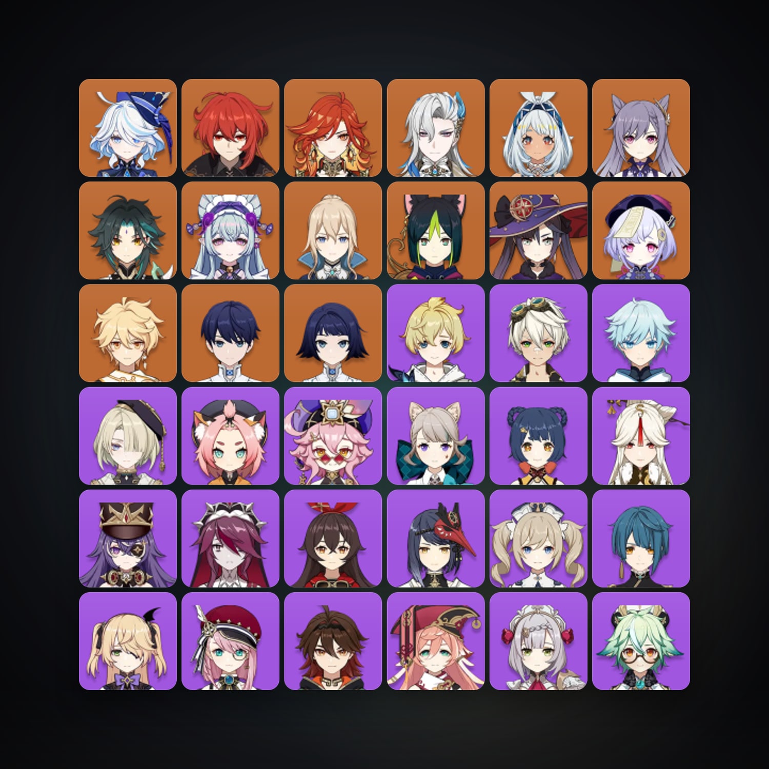 Genshin Impact | AR 55 | 56 Chars | 12× 5★ — Genshin / miHoYo Account — HabibiAccounts