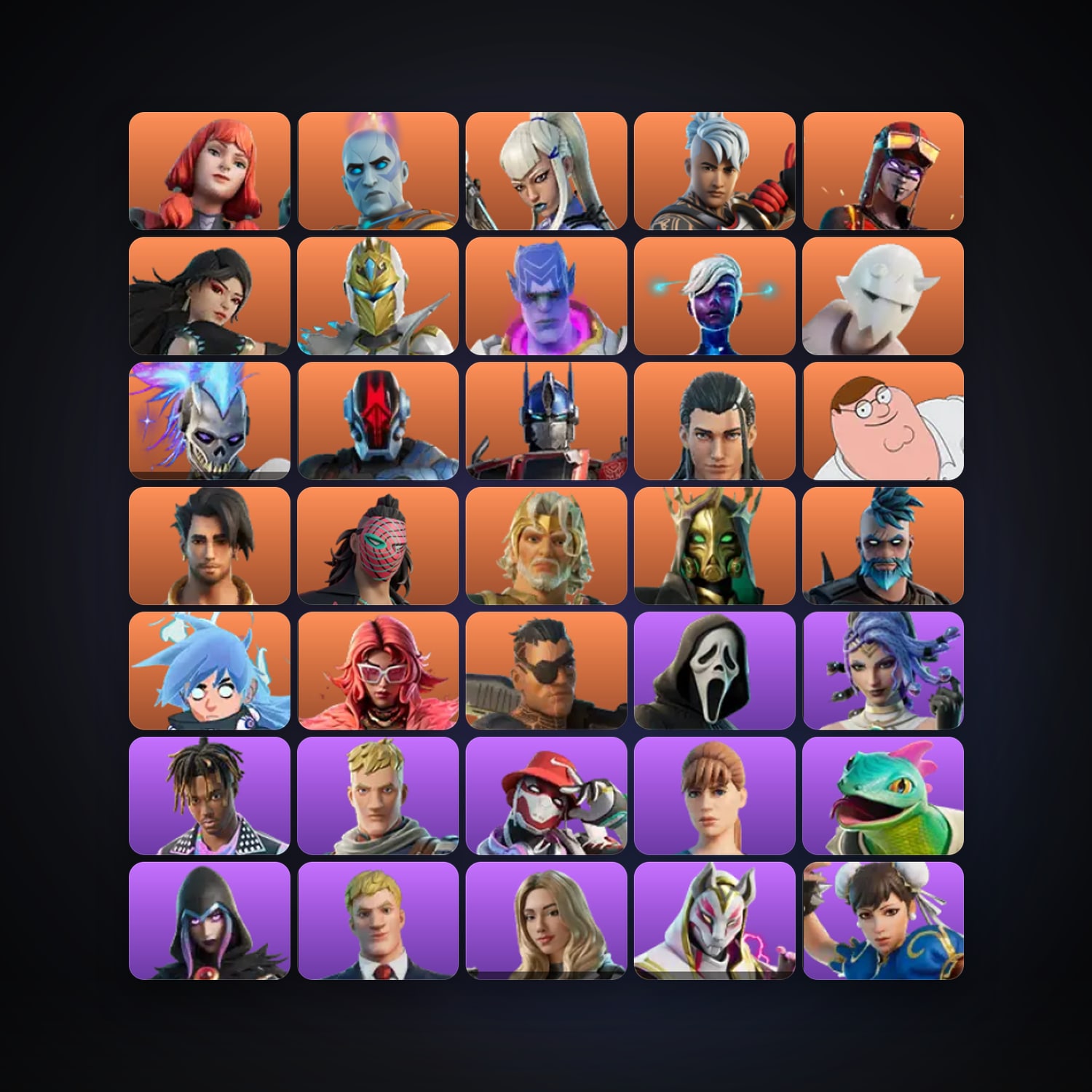 The Imagined — The Origin — 378 skins — 2.1K V-Bucks — lvl 6329 — HabibiAccounts