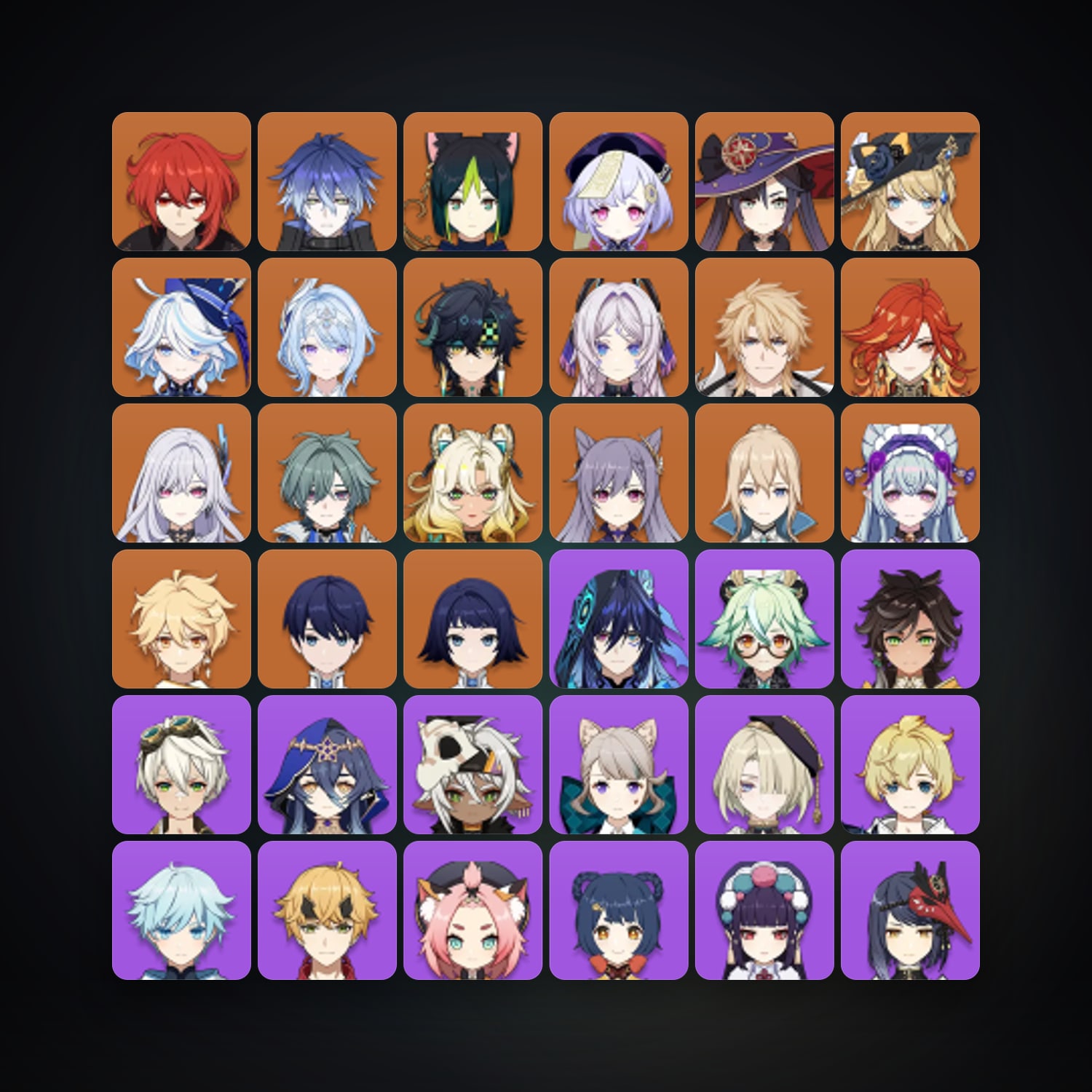 Genshin Impact | AR 59 | 69 Chars | 18× 5★ — HabibiAccounts