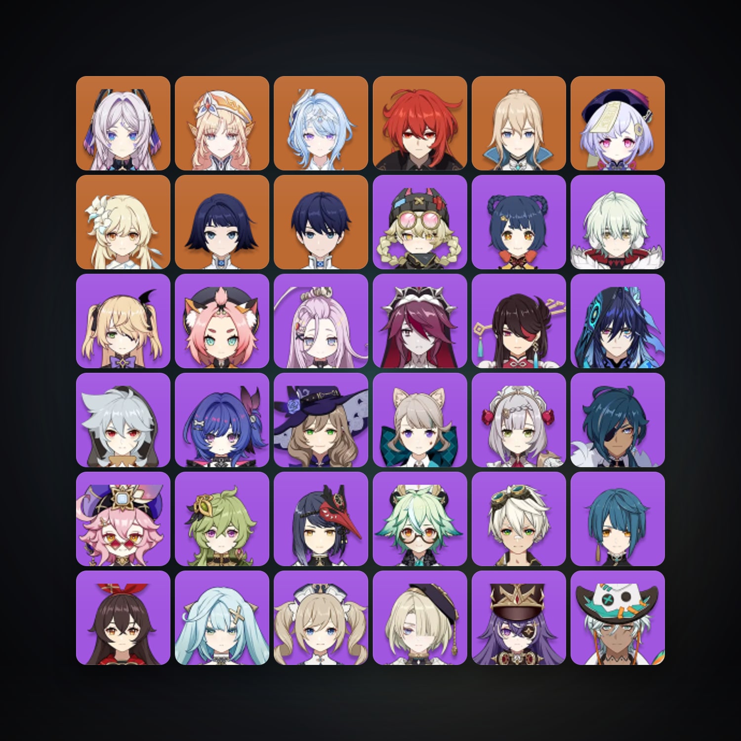 Genshin Impact | AR 55 | 39 Chars | 6× 5★ — Genshin / miHoYo Account — HabibiAccounts