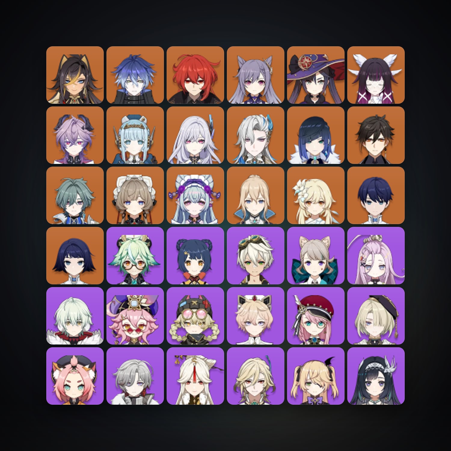 Genshin Impact | AR 59 | 63 Chars | 16× 5★ — HabibiAccounts