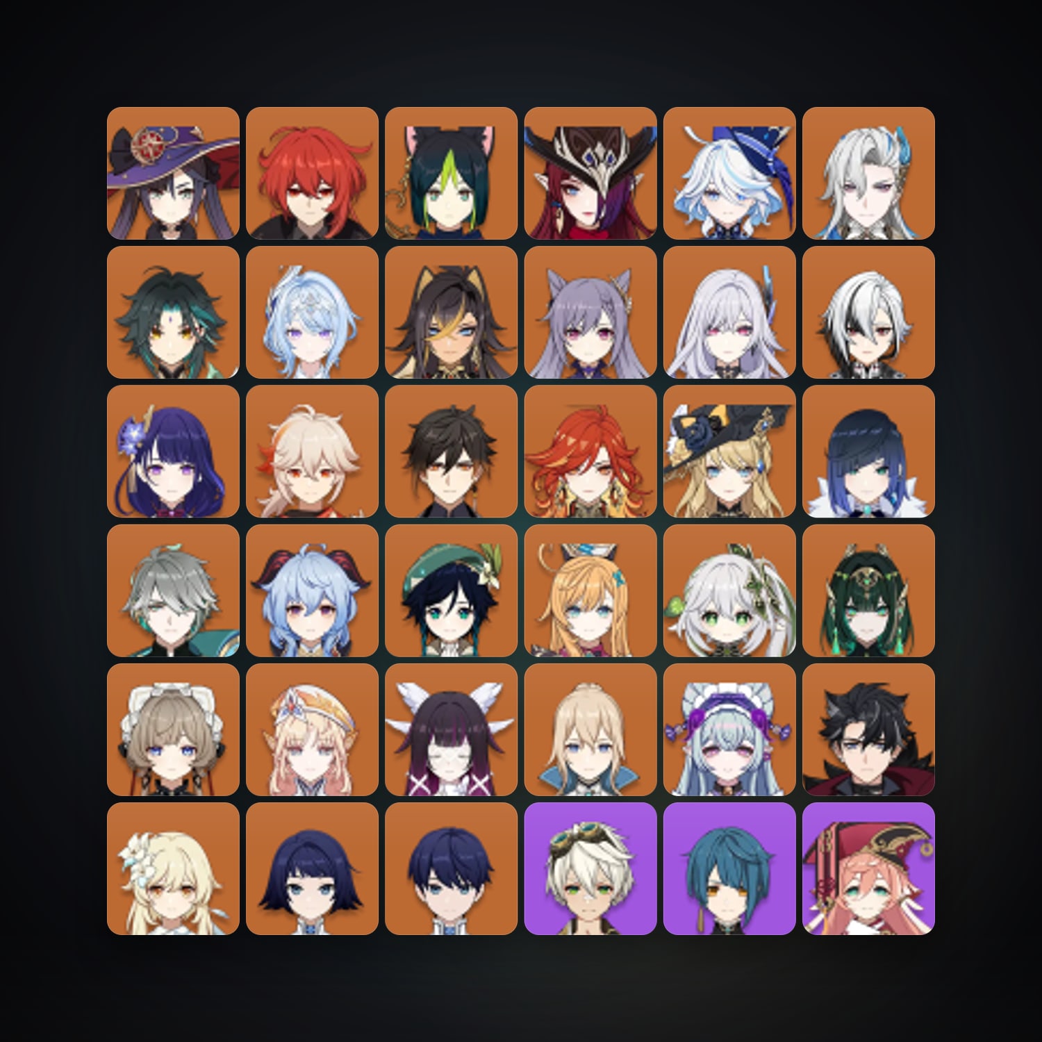 Genshin Impact | AR 59 | 83 Chars | 30× 5★ — Genshin / miHoYo Account — HabibiAccounts