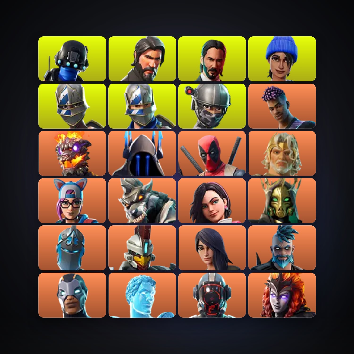 Fade — Molten Battle Hound — 308 skins — 50 V-Bucks — lvl 1865 — HabibiAccounts