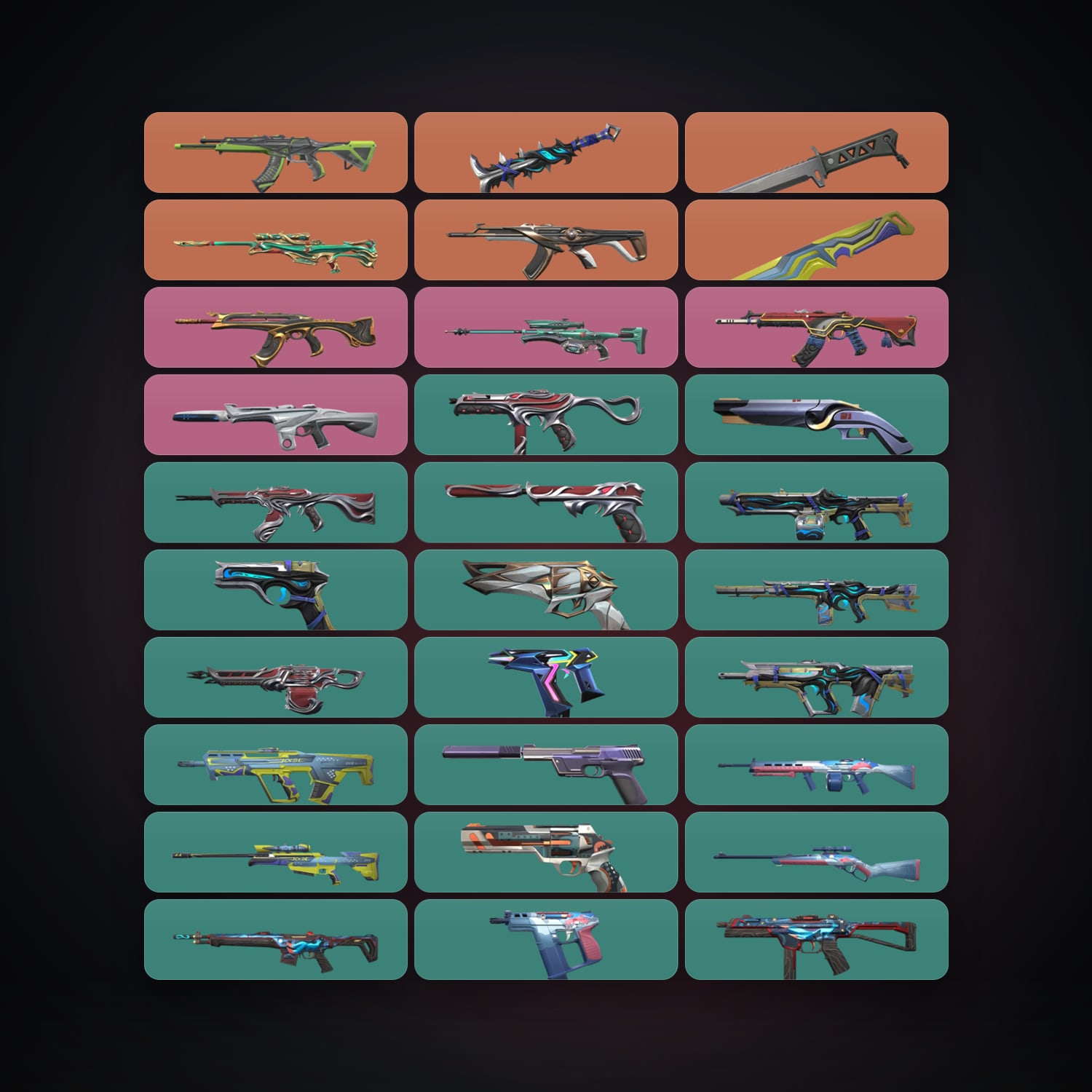 EU Silver 3 locker — 3 knives, 41 skins, lvl 181 — HabibiAccounts