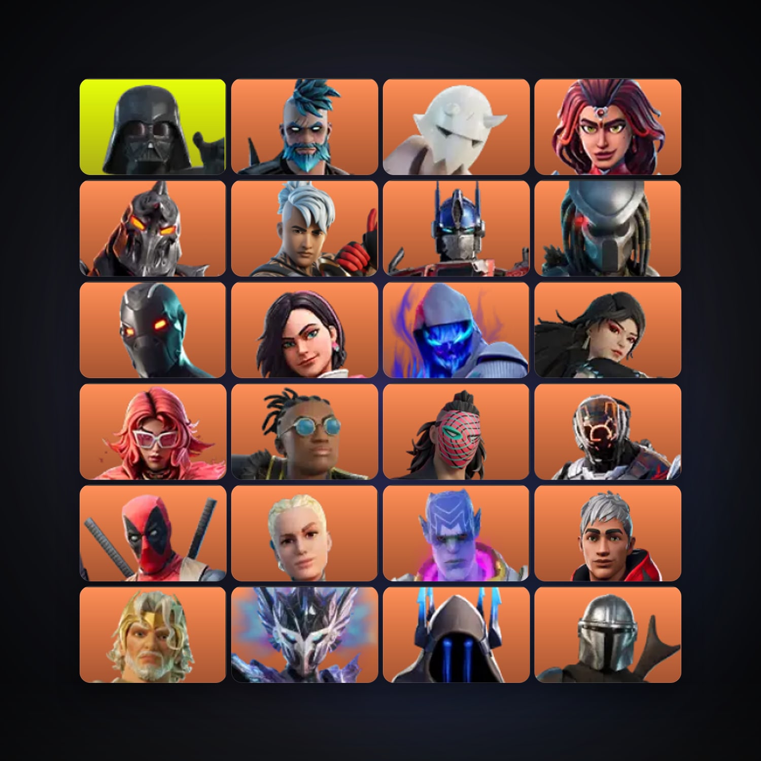 Omegarok — Snap — 320 skins — 1.1K V-Bucks — lvl 6048 — HabibiAccounts