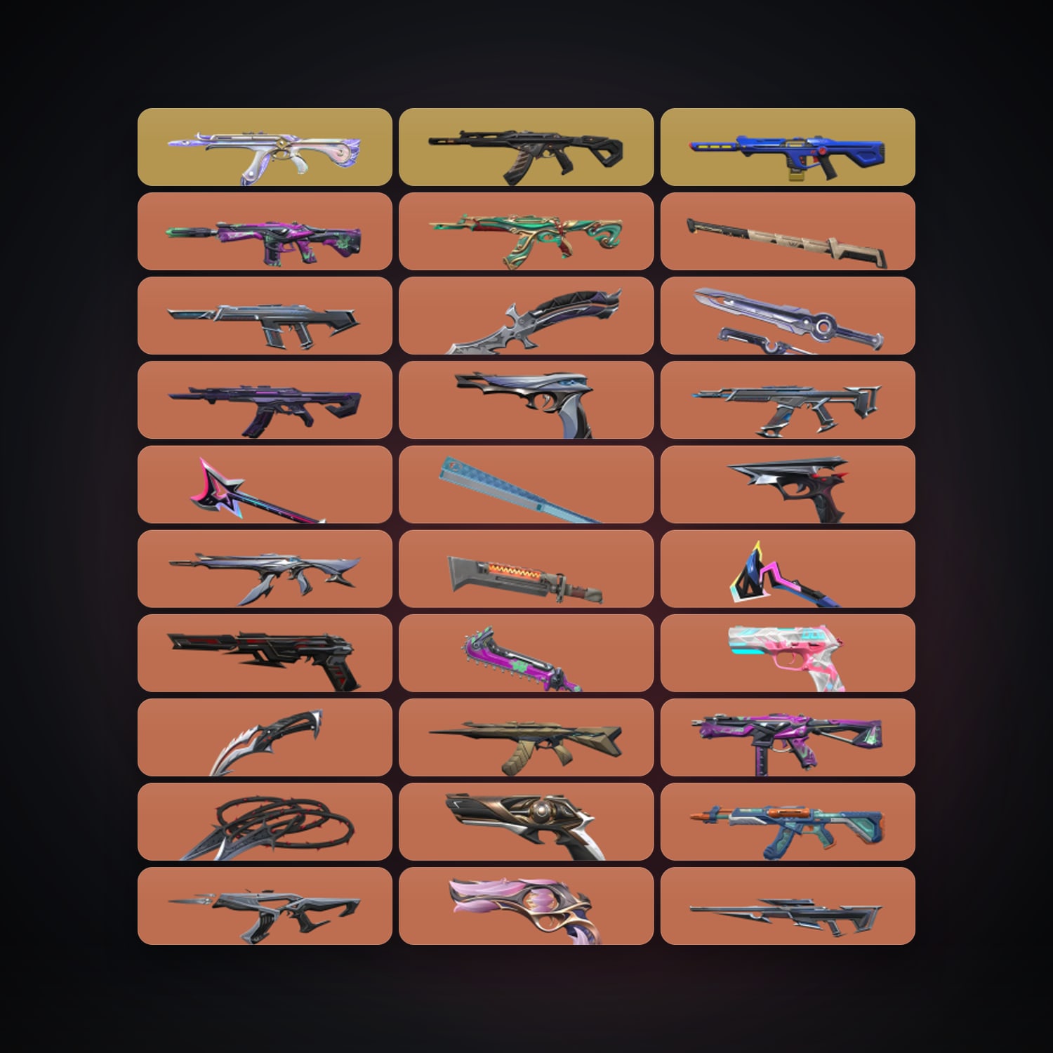 EU Silver 2 locker — 21 knives, 197 skins, lvl 276 — HabibiAccounts