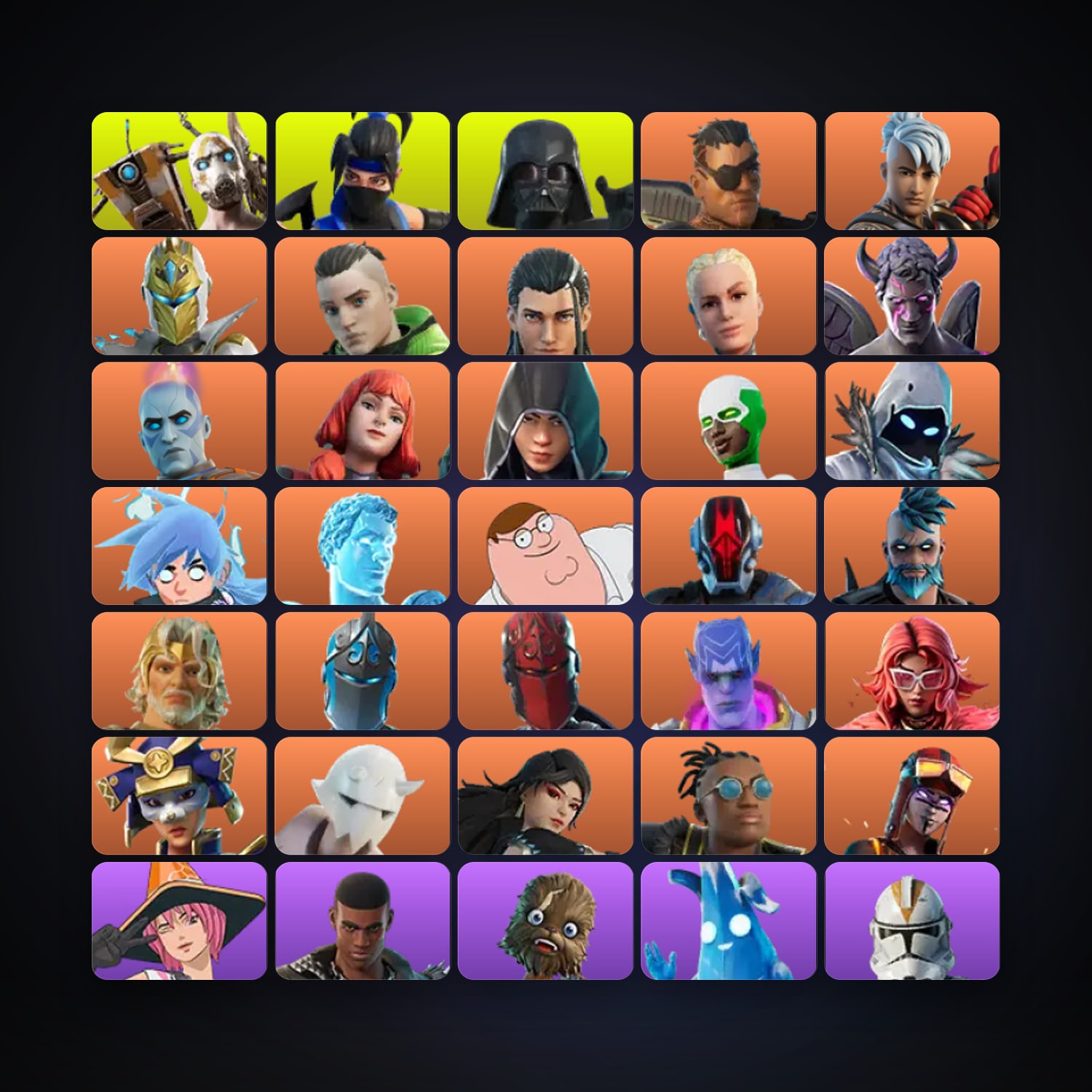 Joey — Ronin — 373 skins — lvl 3042 — HabibiAccounts