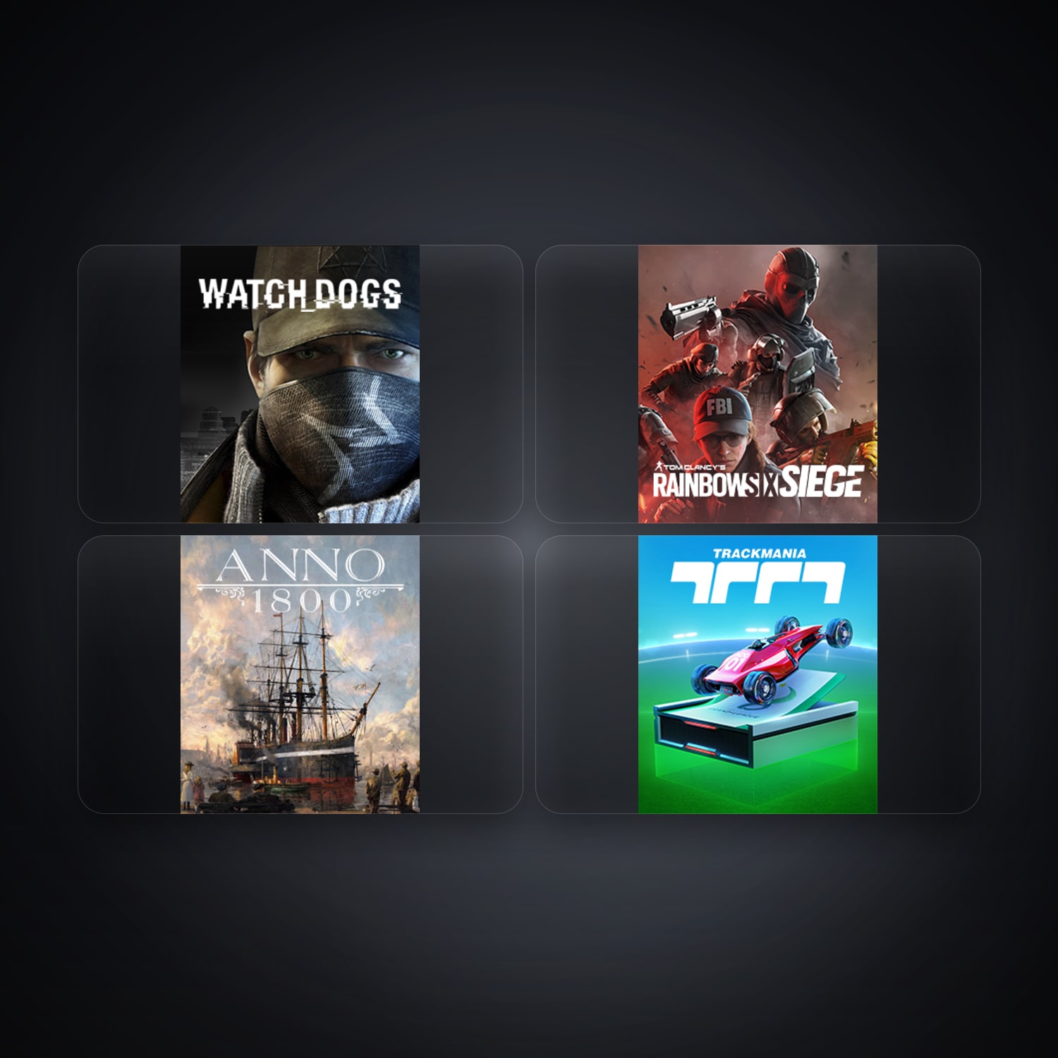 Ubisoft Watch_Dogs + Tom Clancy's Rainbow Six Siege (Steam) — DE — 4 games — HabibiAccounts