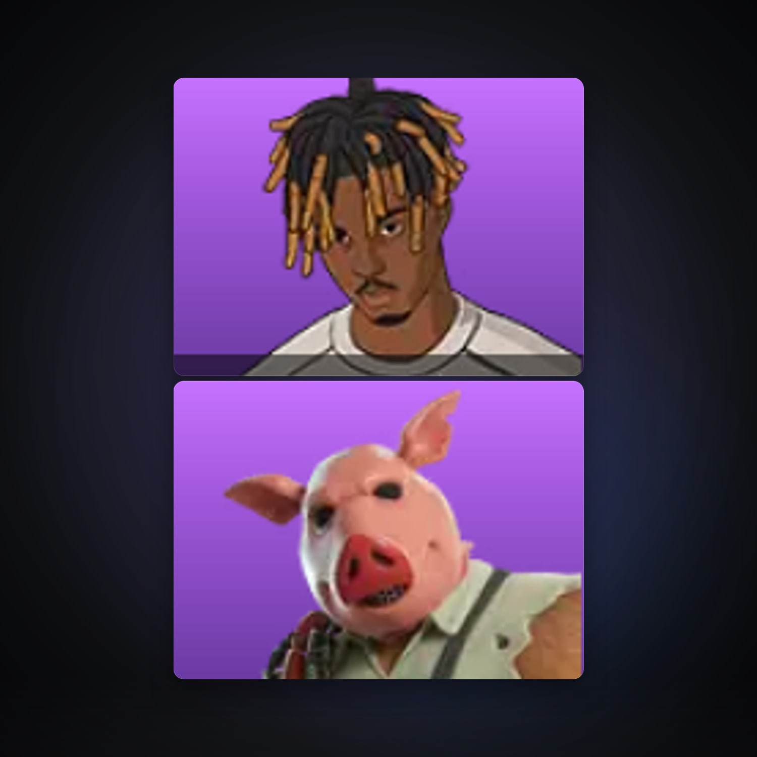 Slayer Juice WRLD — Pig the Butcher — 2 skins — 500 V-Bucks — lvl 152 — HabibiAccounts