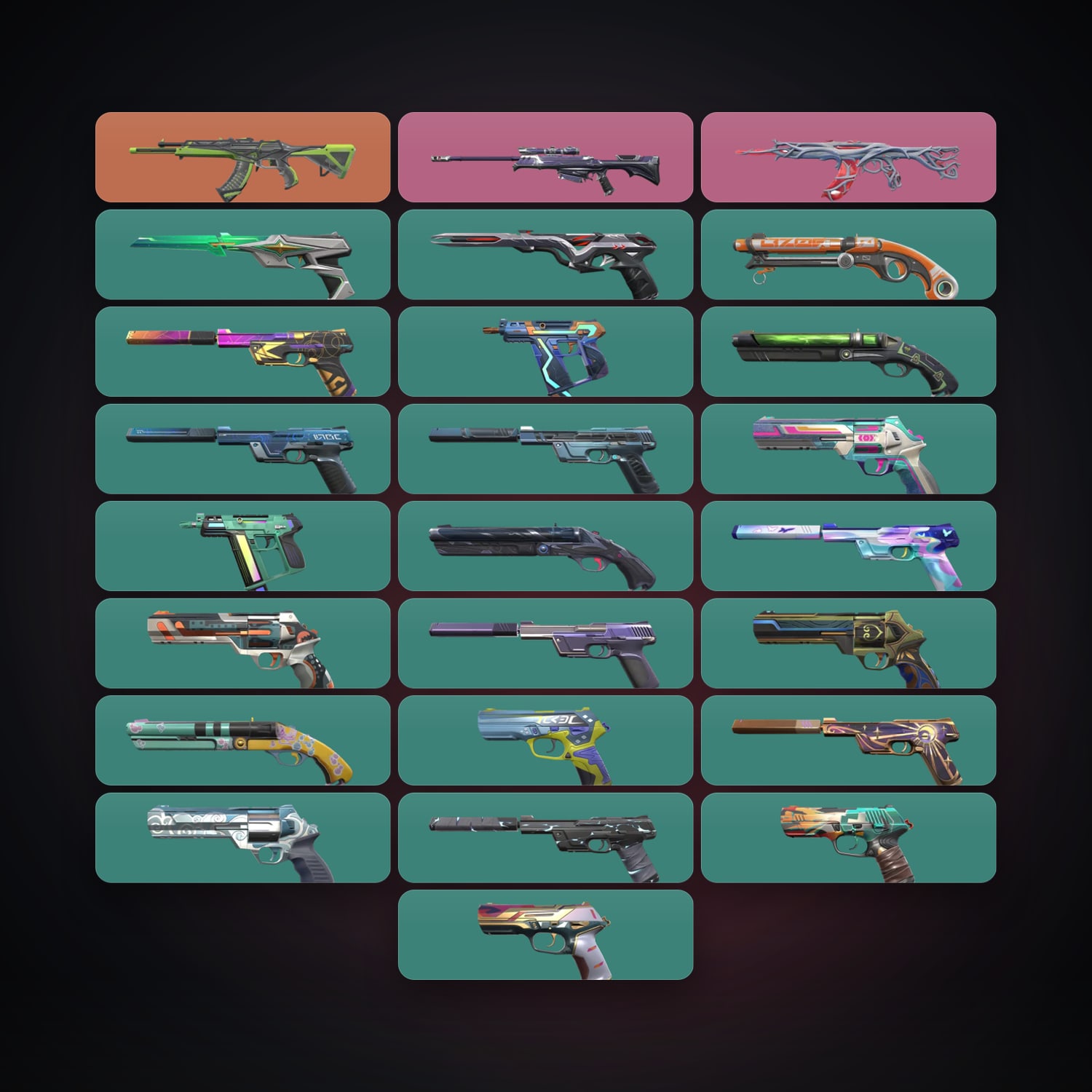 LA Silver 3 locker — 27 skins, lvl 296 — HabibiAccounts