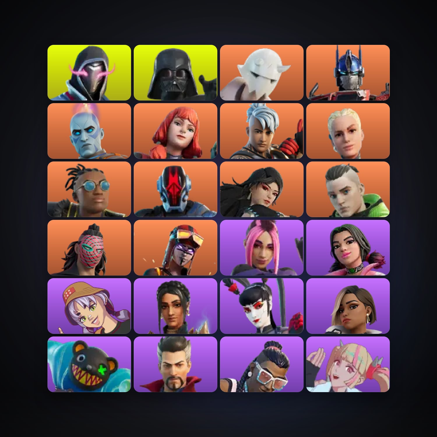 Snap — Optimus Prime — 68 skins — 450 V-Bucks — lvl 1529 — HabibiAccounts
