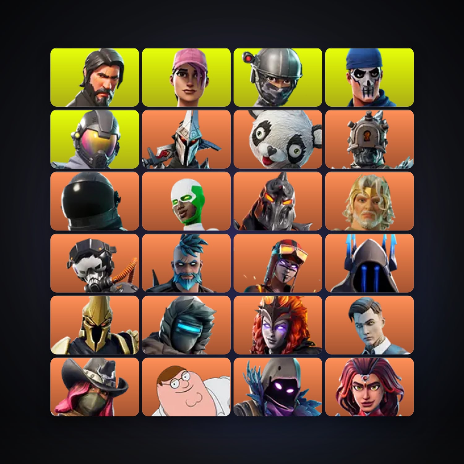 Eternal Knight — P.A.N.D.A Team Leader — 282 skins — lvl 2482 — HabibiAccounts