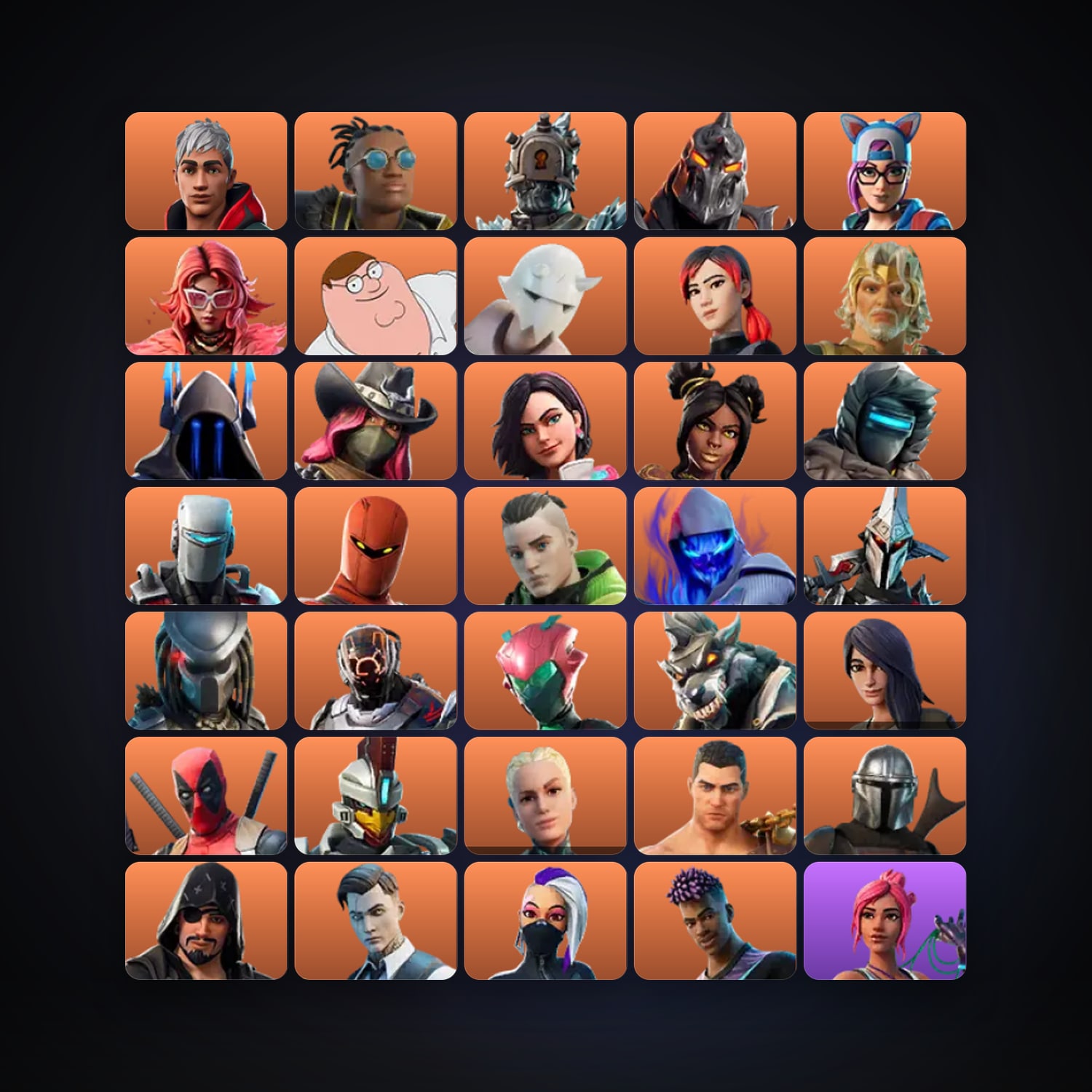 Vendetta — Malik — 175 skins — 1.6K V-Bucks — lvl 4029 — HabibiAccounts