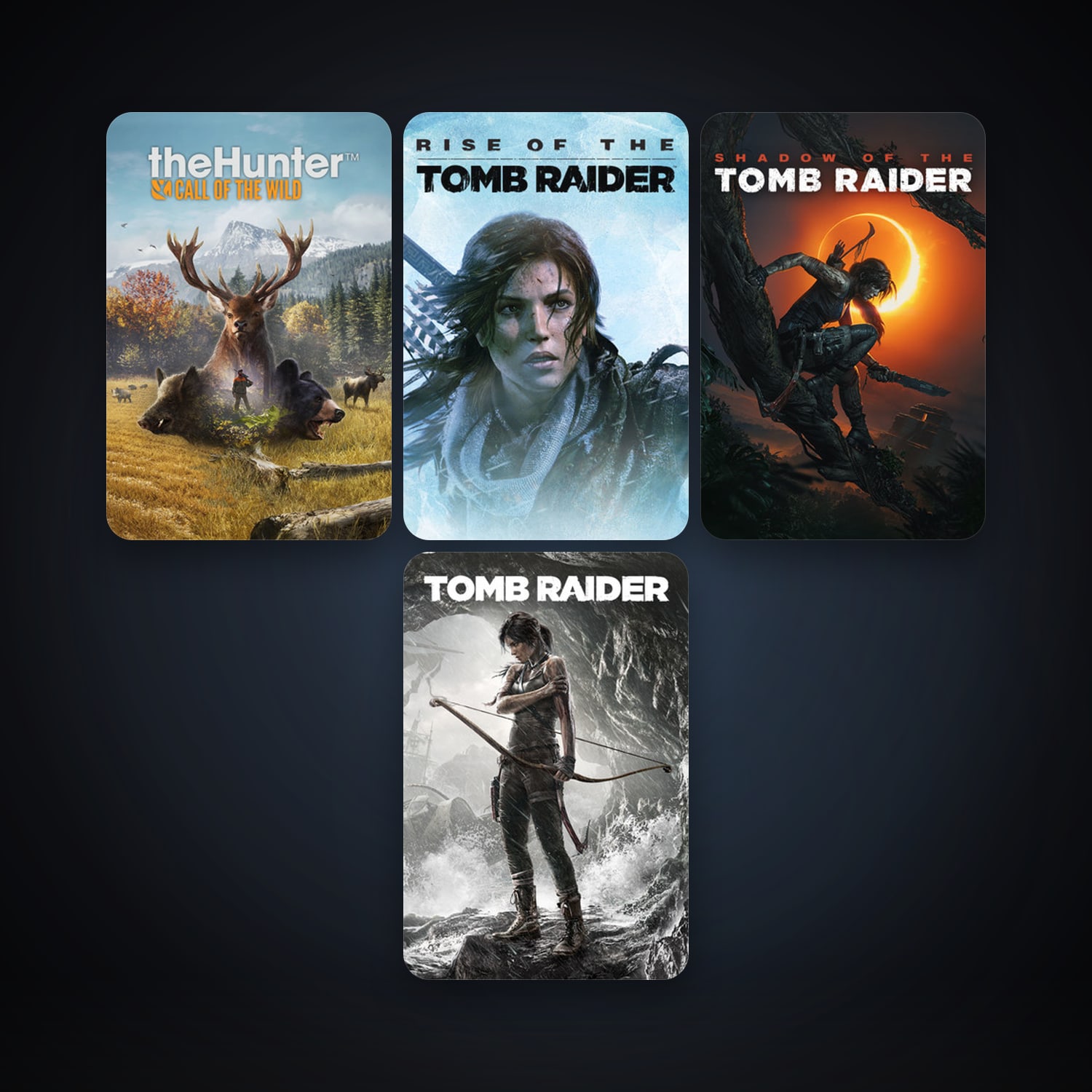 Train Simulator Classic + Tomb Raider, 7 games, clean — HabibiAccounts