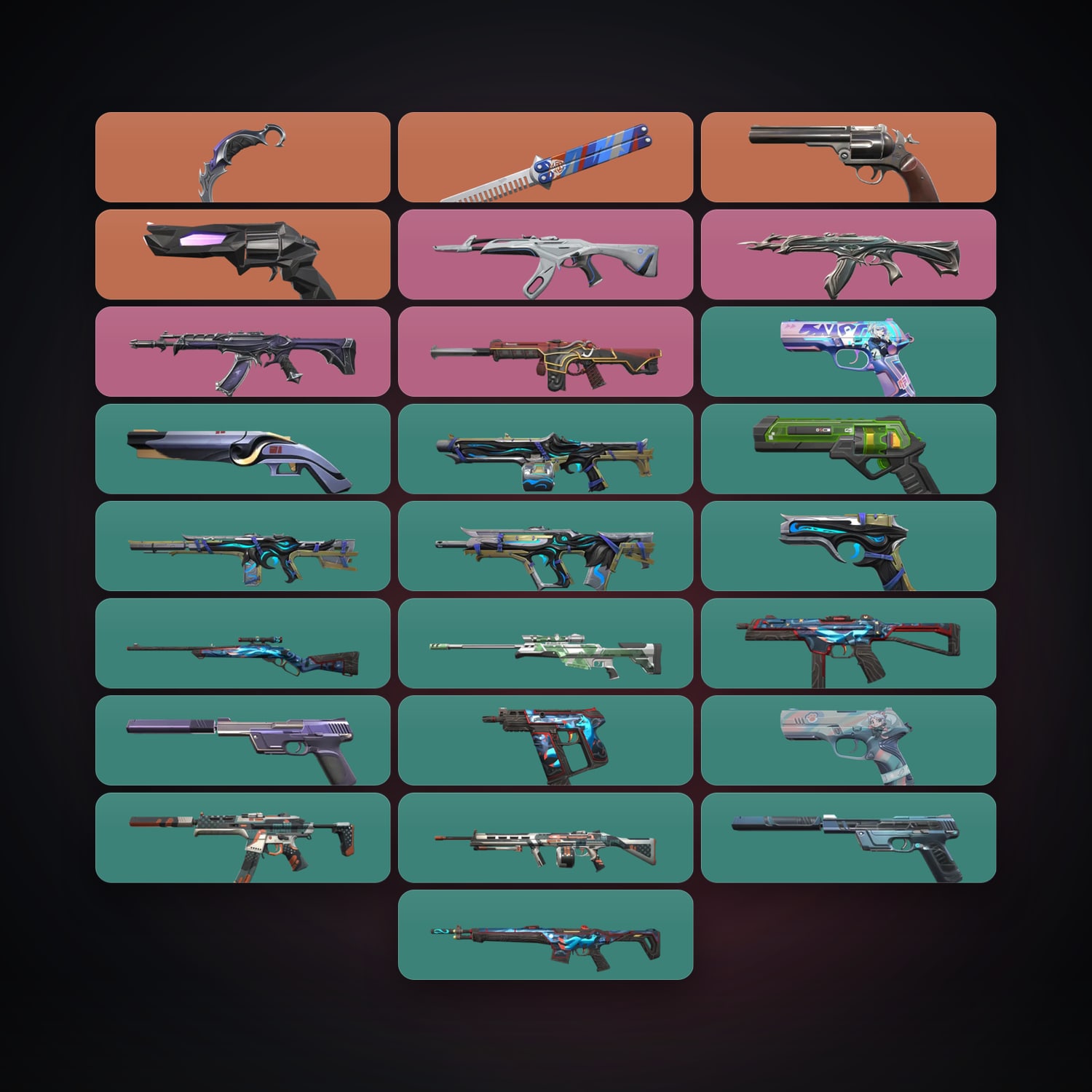 EU Diamond 1 locker — 2 knives, 25 skins, lvl 123 — HabibiAccounts