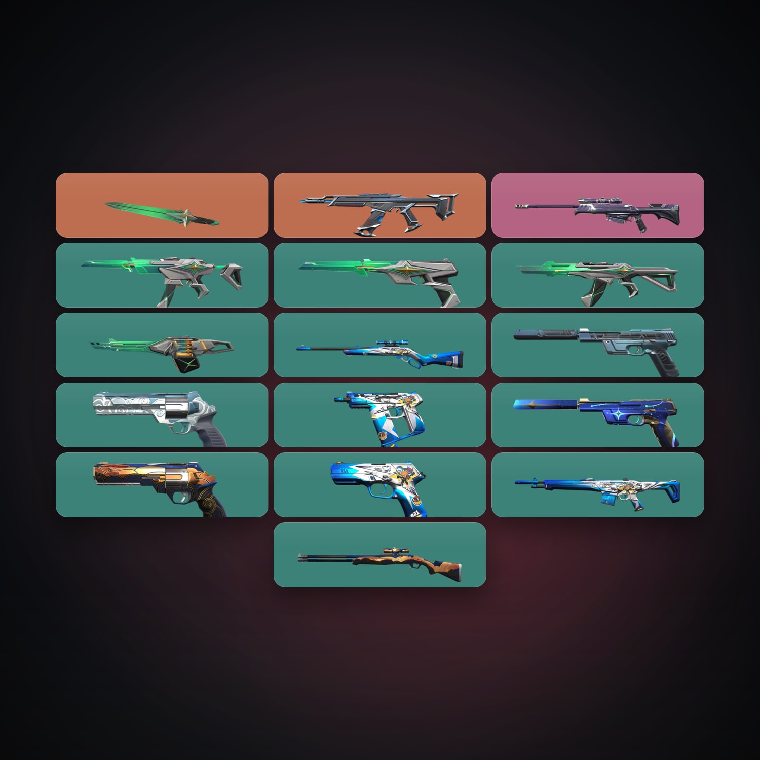 LA Bronze 1 locker — 1 knives, 18 skins, lvl 101 — HabibiAccounts