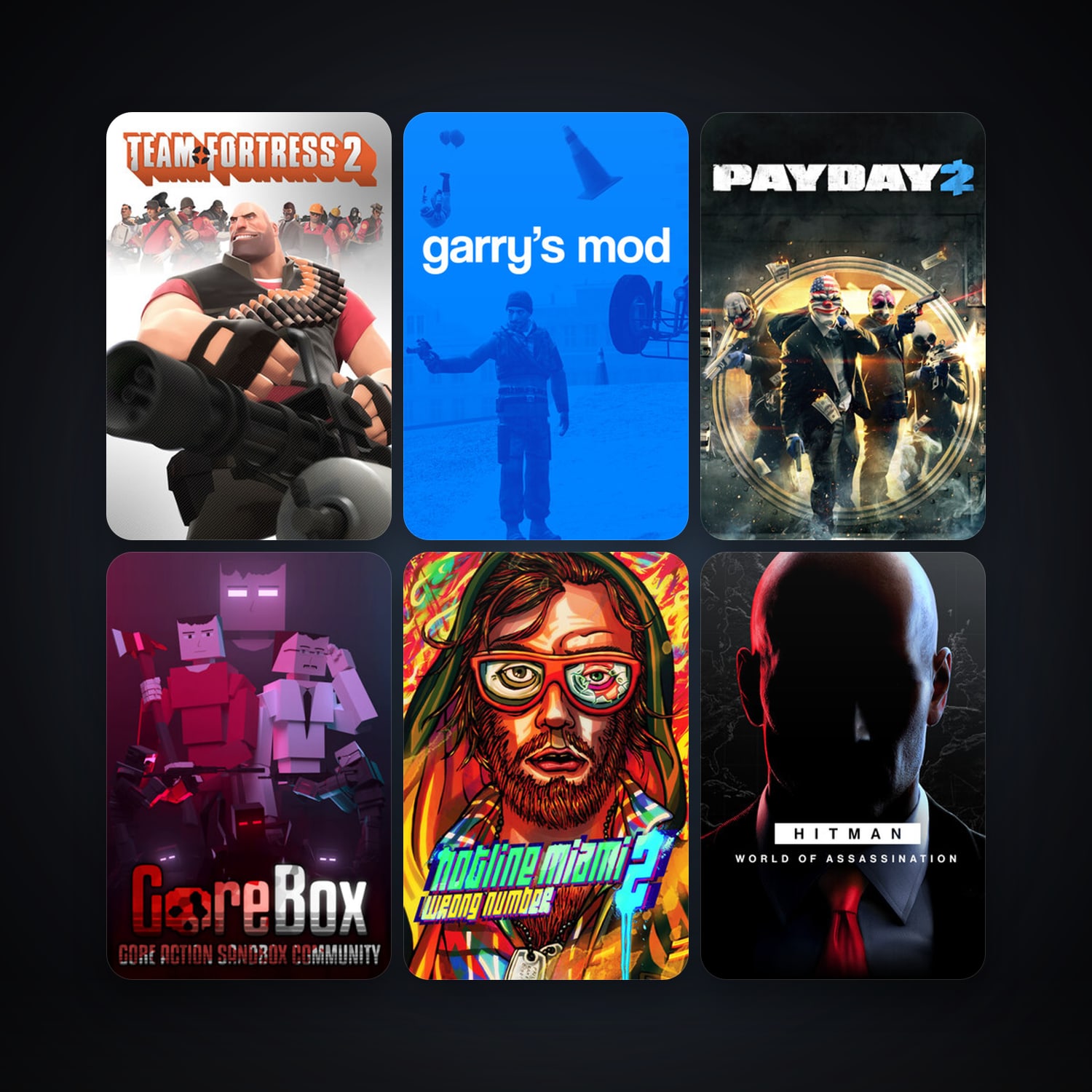 Team Fortress 2 + Left 4 Dead 2, 160 games, clean — HabibiAccounts