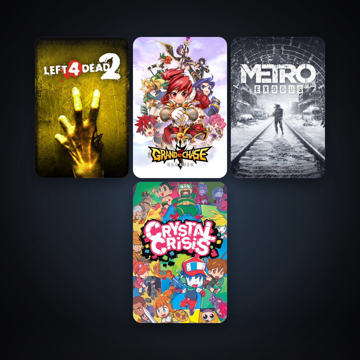 Left 4 Dead 2 + Metro Exodus, 6 games, clean — HabibiAccounts