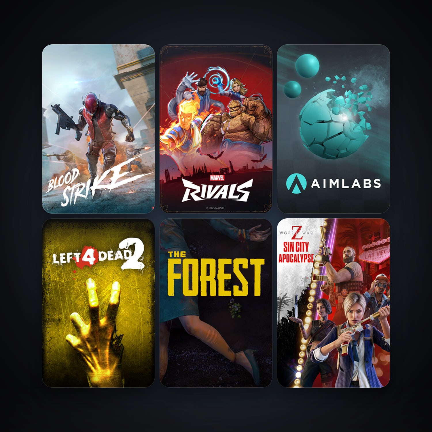 Left 4 Dead 2 + LEGO Batman: The Videogame, 18 games, clean — HabibiAccounts