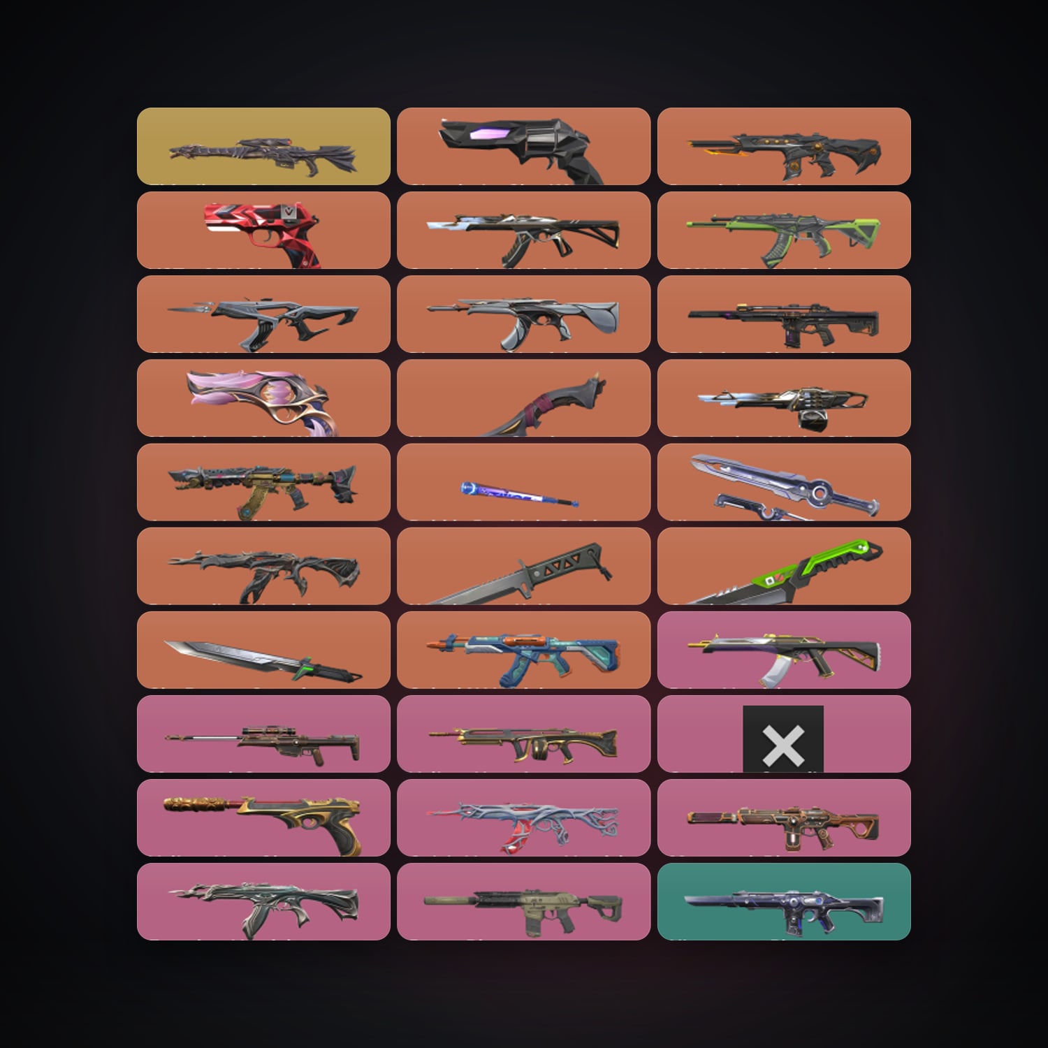 EU Ascendant 1 locker — 6 knives, 95 skins, lvl 228 — HabibiAccounts
