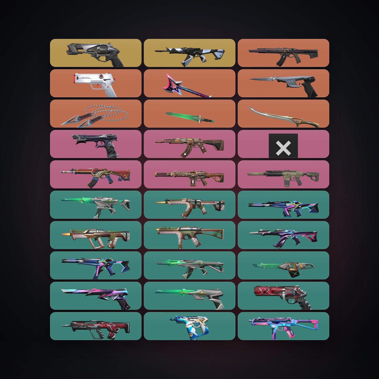 NA Bronze 2 locker — 4 knives, 55 skins, lvl 61 — HabibiAccounts