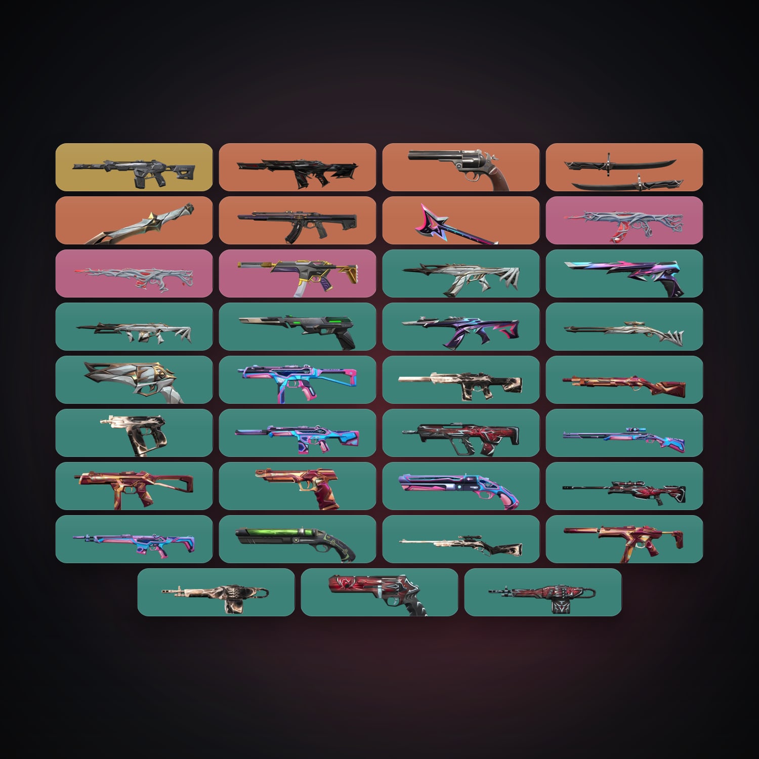EU Gold 1 locker — 3 knives, 35 skins, lvl 117 — HabibiAccounts