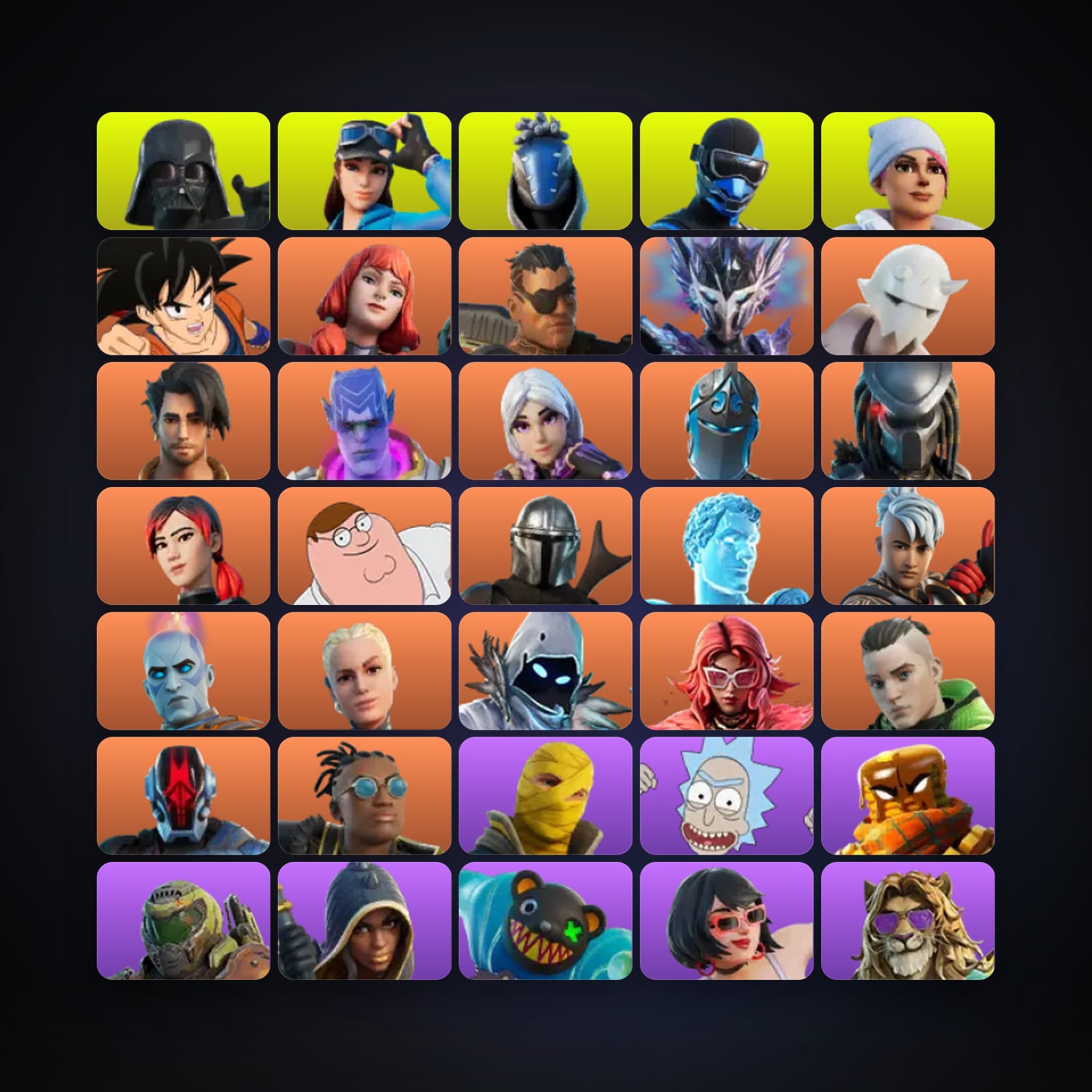 Son Goku — The Imagined — 164 skins — 700 V-Bucks — lvl 4386 — HabibiAccounts
