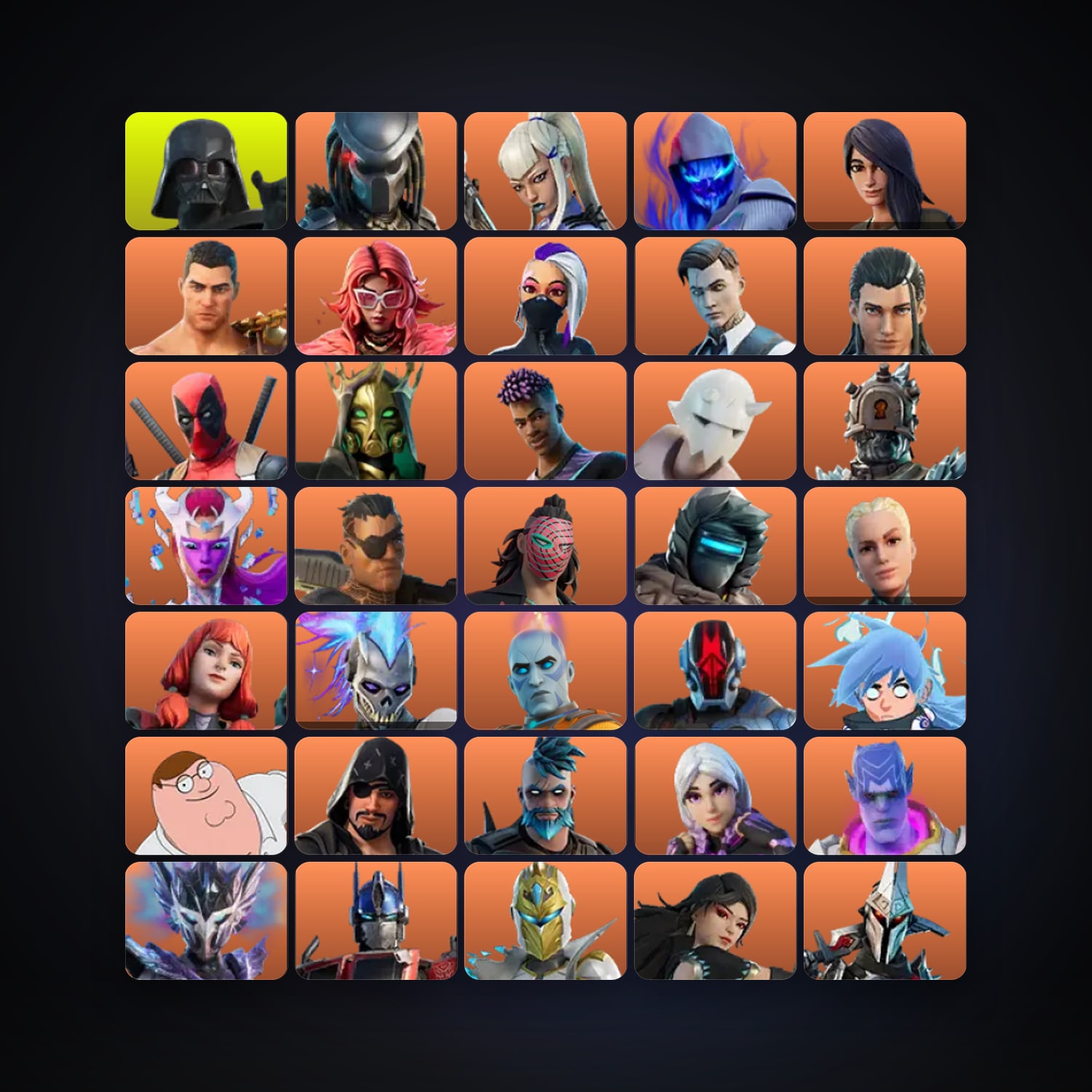 Predator — Mizuki — 303 skins — 150 V-Bucks — lvl 8259 — HabibiAccounts