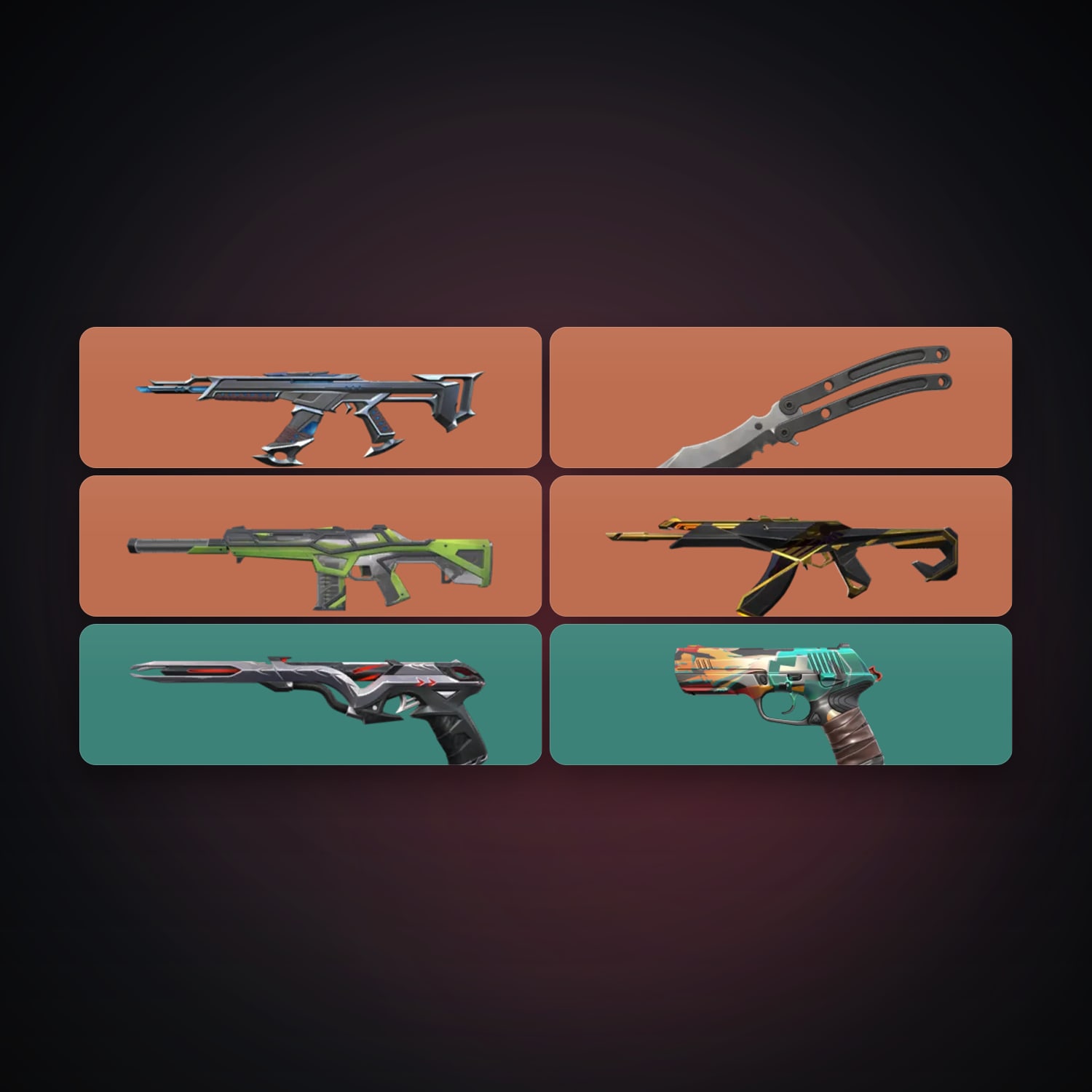 AP Silver 2 locker — 1 knives, 7 skins, lvl 127 — HabibiAccounts