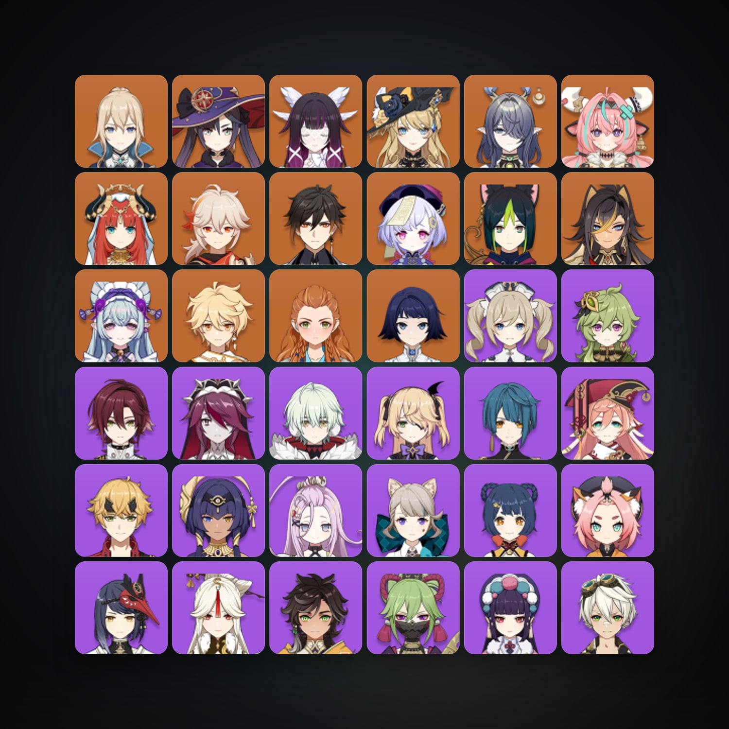 Genshin Impact | AR 55 | 54 Chars | 13× 5★ — Genshin / miHoYo Account — HabibiAccounts
