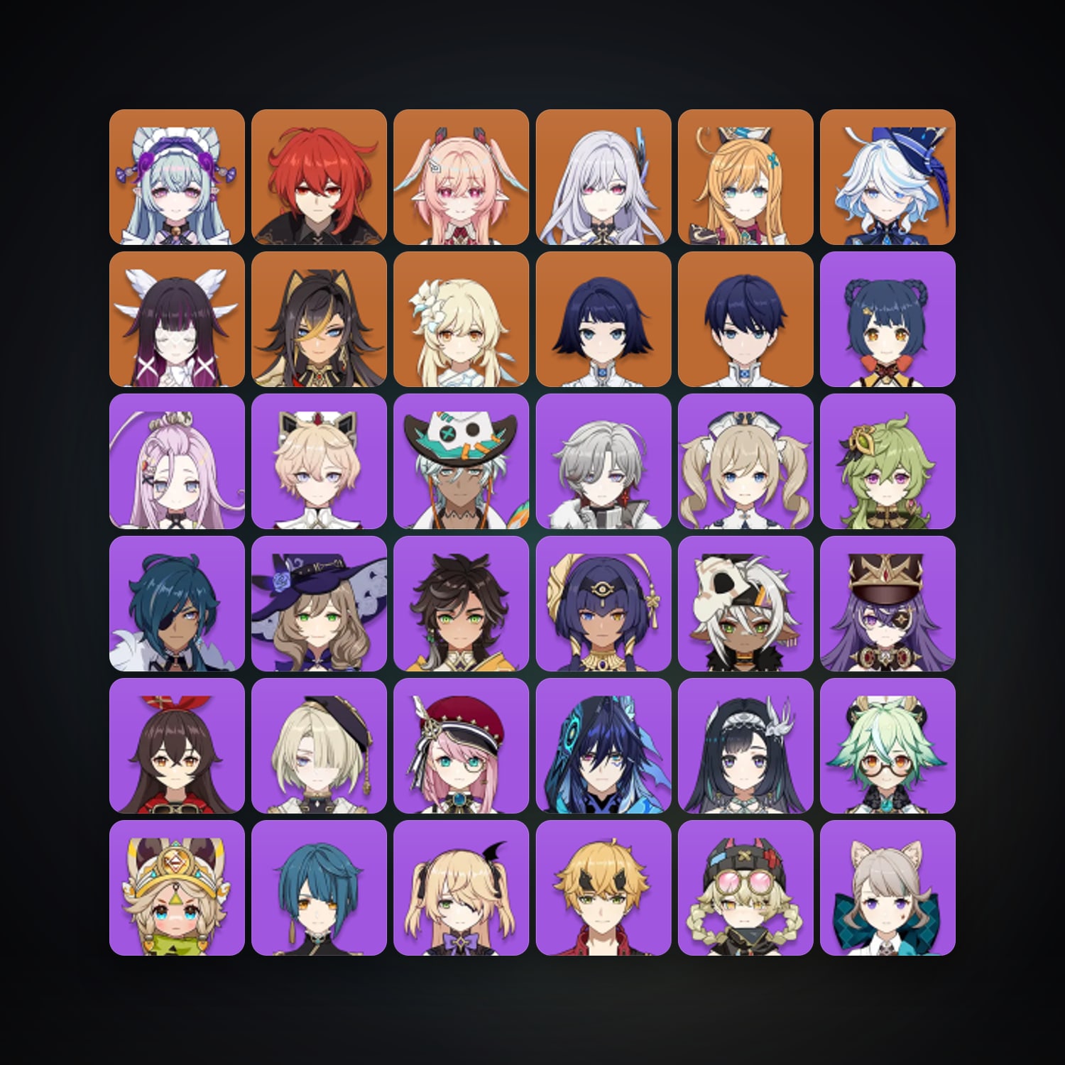 Genshin Impact | AR 58 | 45 Chars | 8× 5★ — Genshin / miHoYo Account — HabibiAccounts