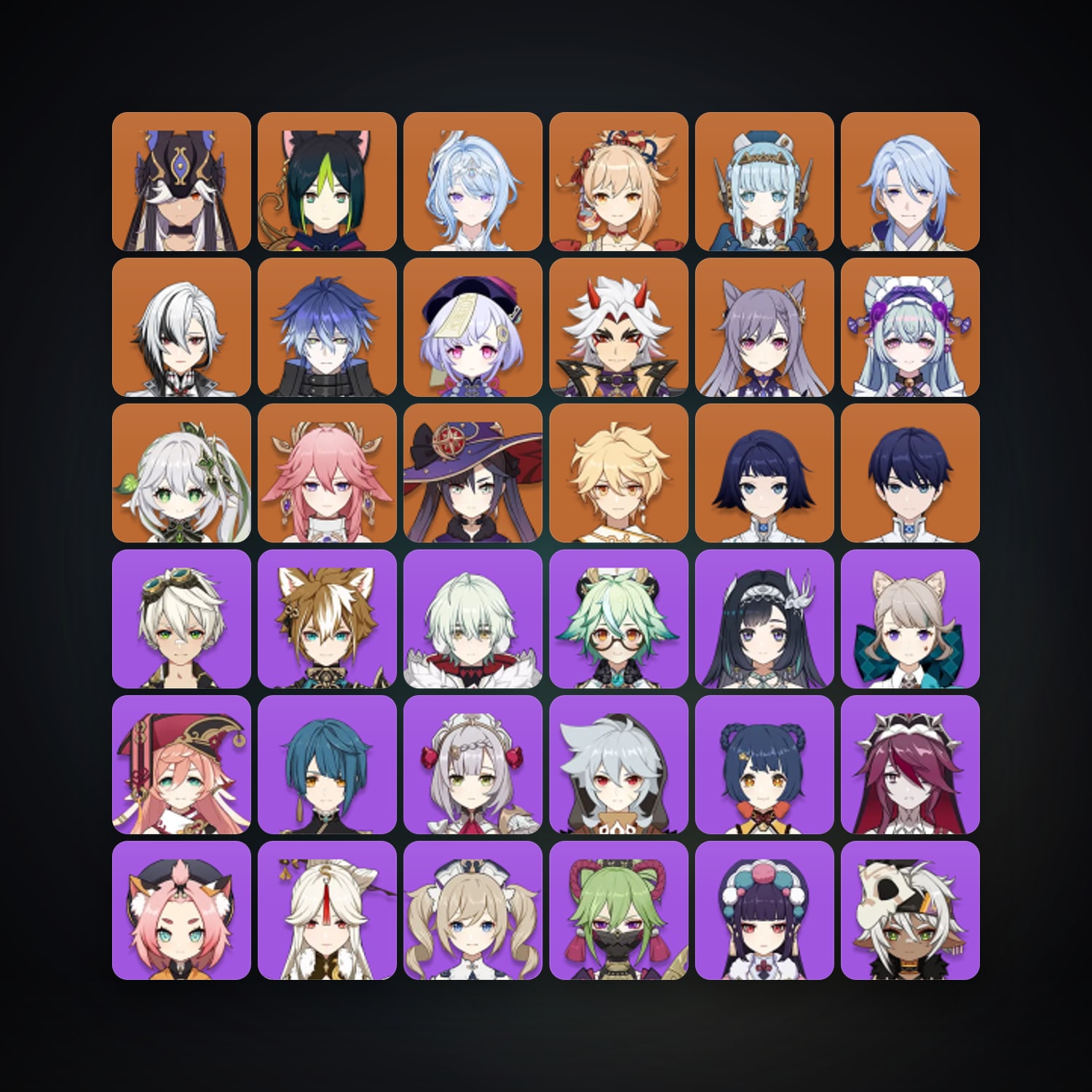 Genshin Impact | AR 56 | 56 Chars | 15× 5★ — HabibiAccounts