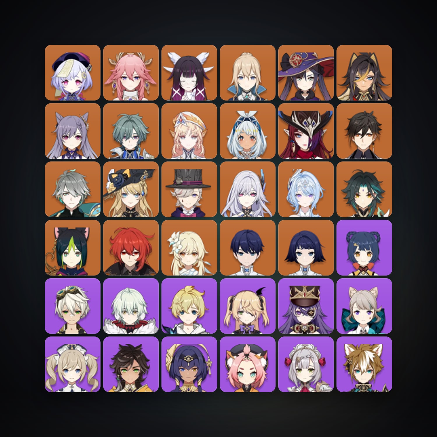Genshin Impact | AR 59 | 70 Chars | 20× 5★ — Genshin / miHoYo Account — HabibiAccounts