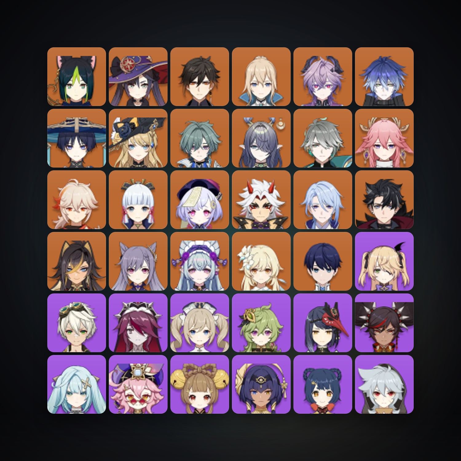 Genshin Impact | AR 59 | 67 Chars | 21× 5★ — Genshin / miHoYo Account — HabibiAccounts