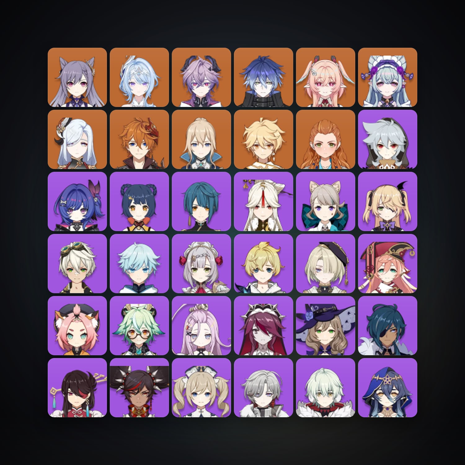 Genshin Impact | AR 57 | 46 Chars | 9× 5★ — Genshin / miHoYo Account — HabibiAccounts