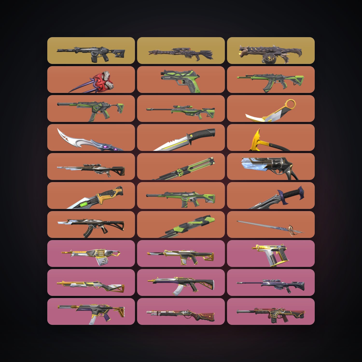 BR Silver 1 locker — 10 knives, 147 skins, lvl 167 — HabibiAccounts