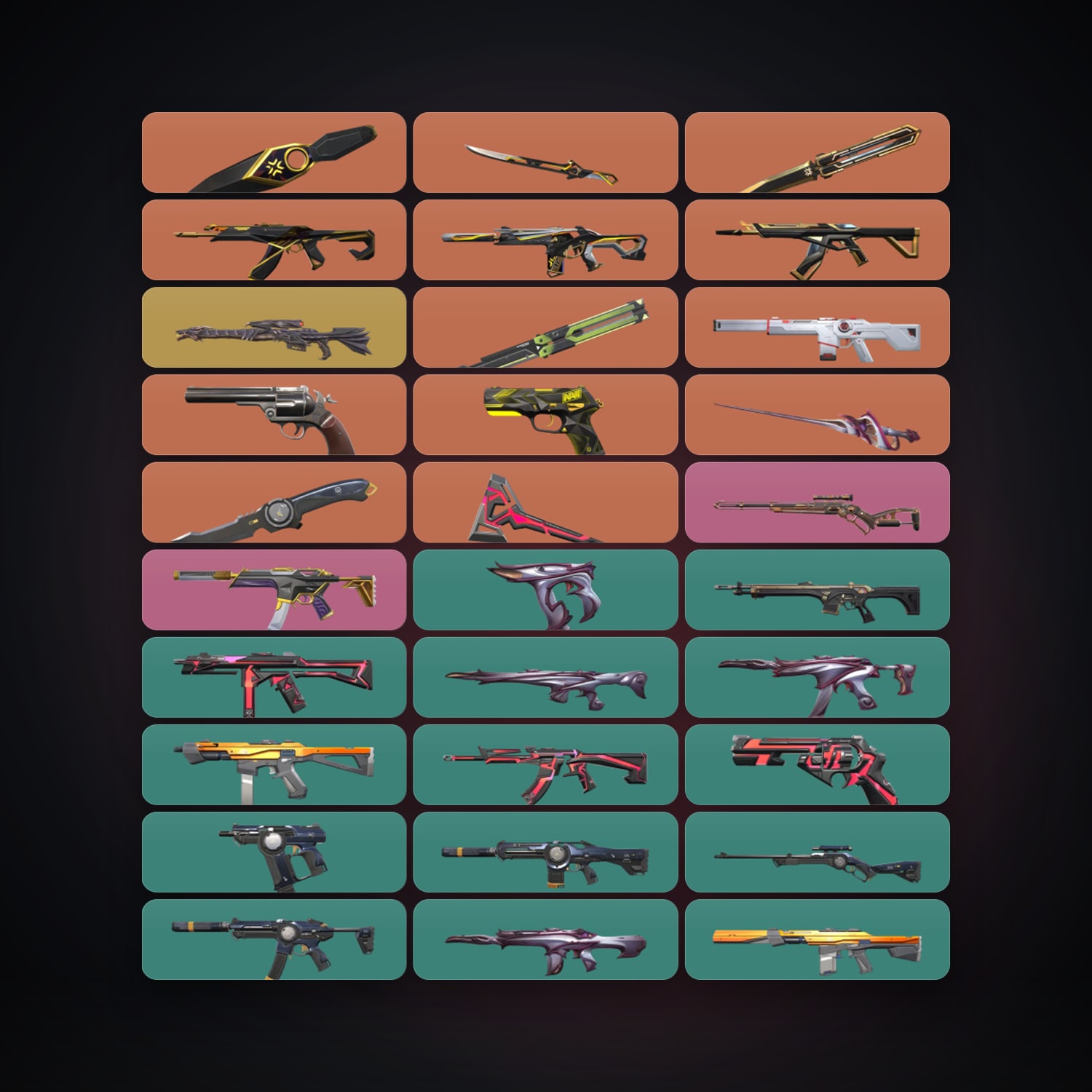 EU Gold 1 locker — 7 knives, 72 skins, lvl 97 — HabibiAccounts