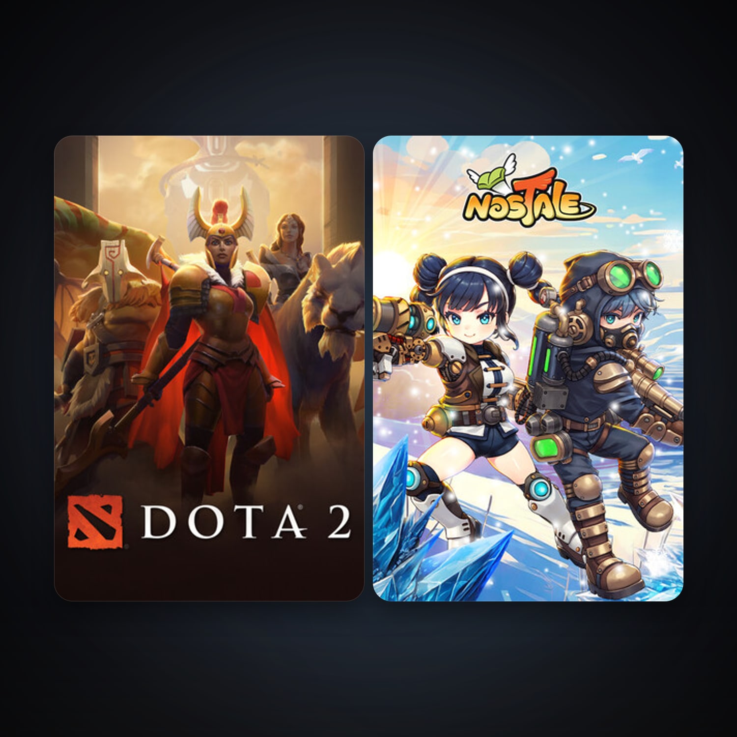 Dota 2 + NosTale - Anime MMORPG, 5 games, clean — HabibiAccounts