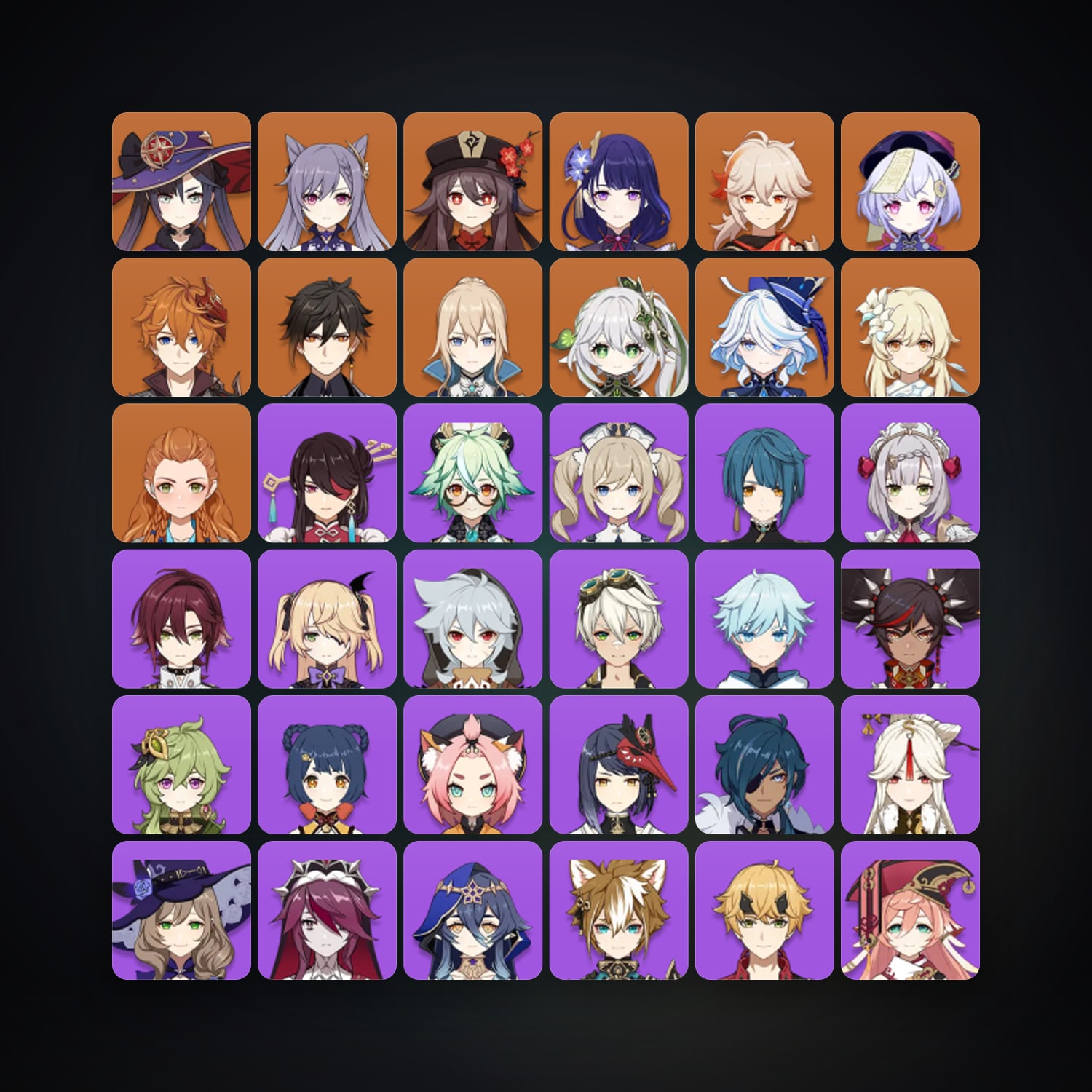 Genshin Impact | AR 57 | 42 Chars | 11× 5★ — HabibiAccounts